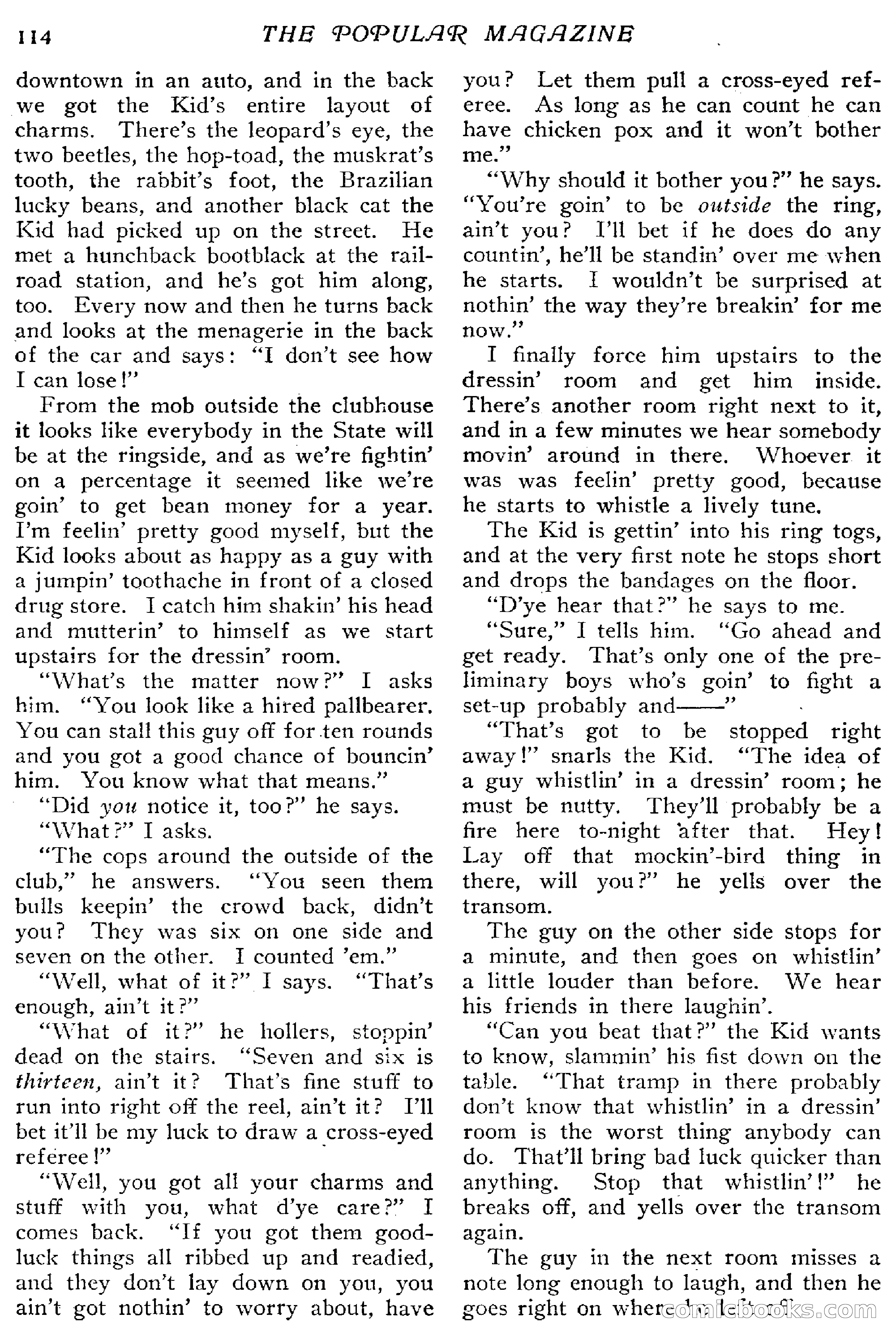 The Popular Magazine, December 20, 1916 — page 120 of 220