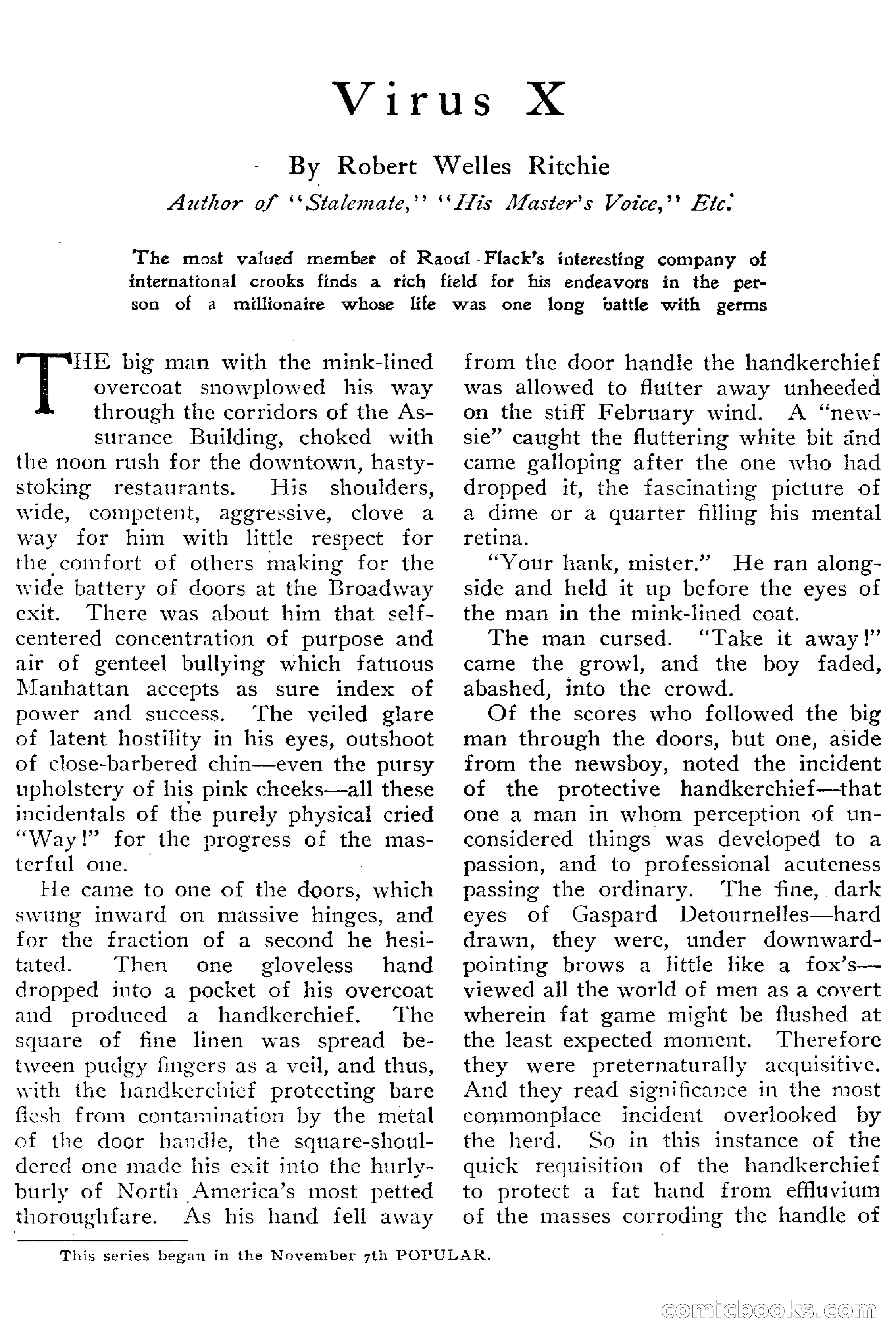 The Popular Magazine, December 20, 1916 — page 162 of 220