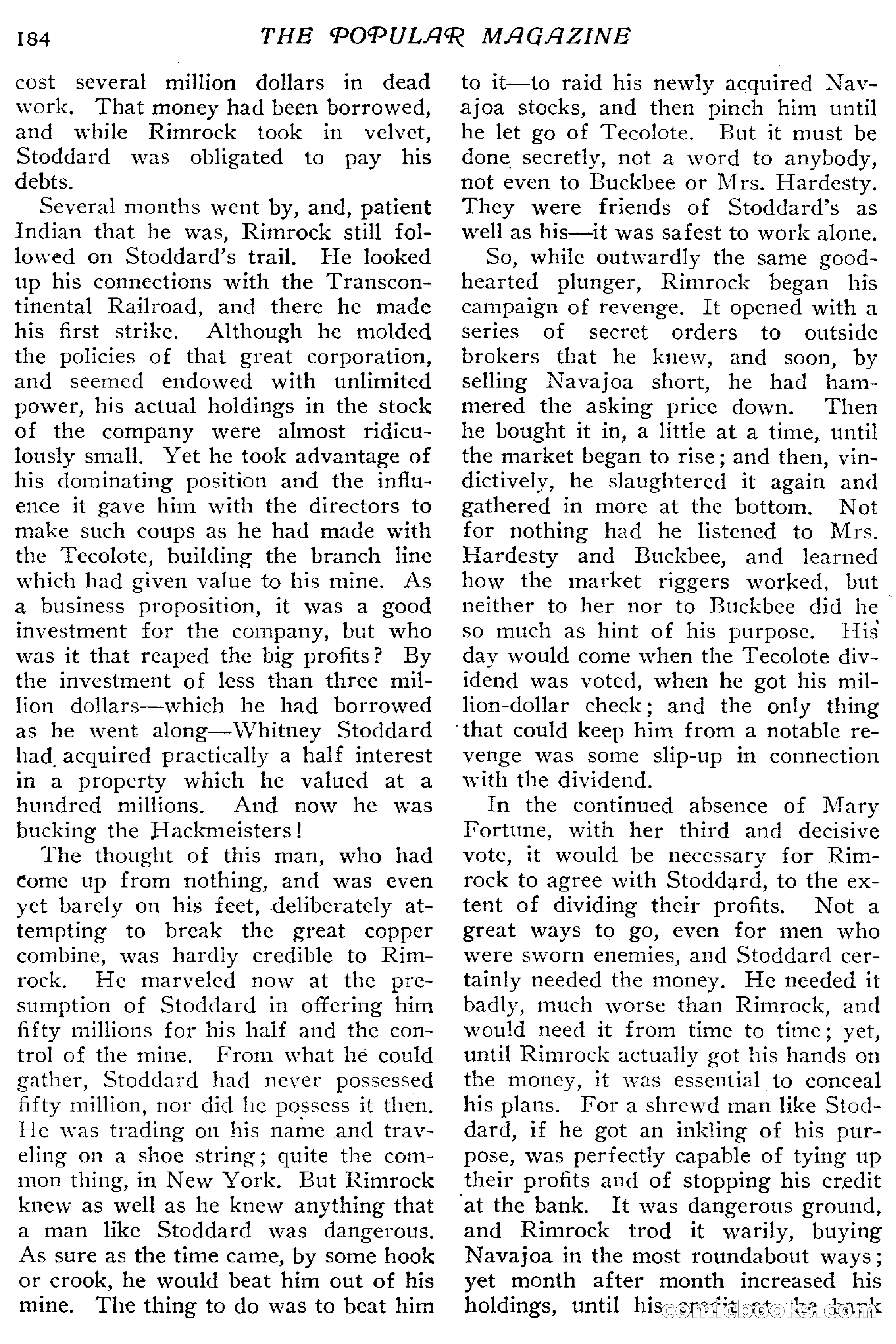The Popular Magazine, December 20, 1916 — page 190 of 220