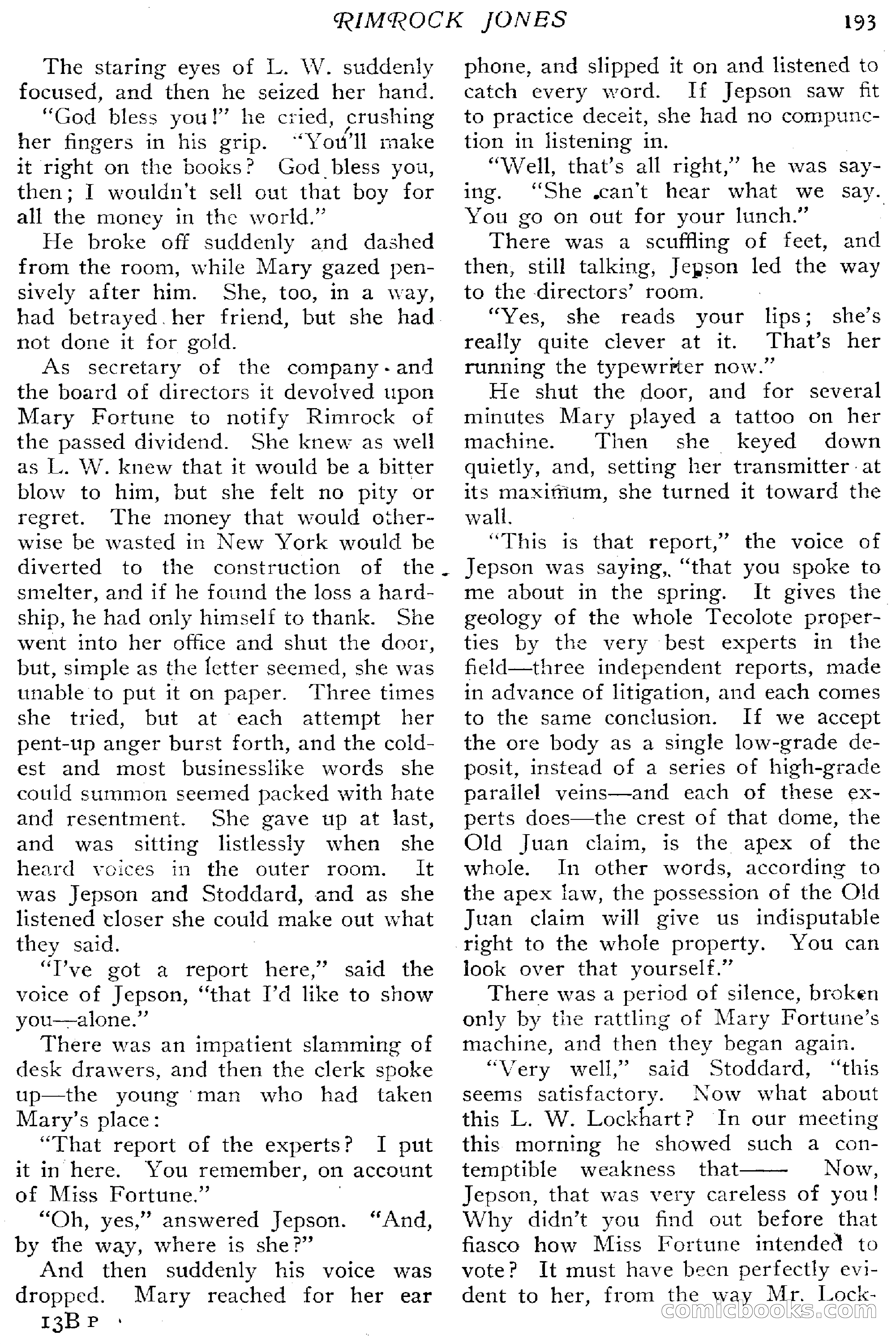 The Popular Magazine, December 20, 1916 — page 199 of 220