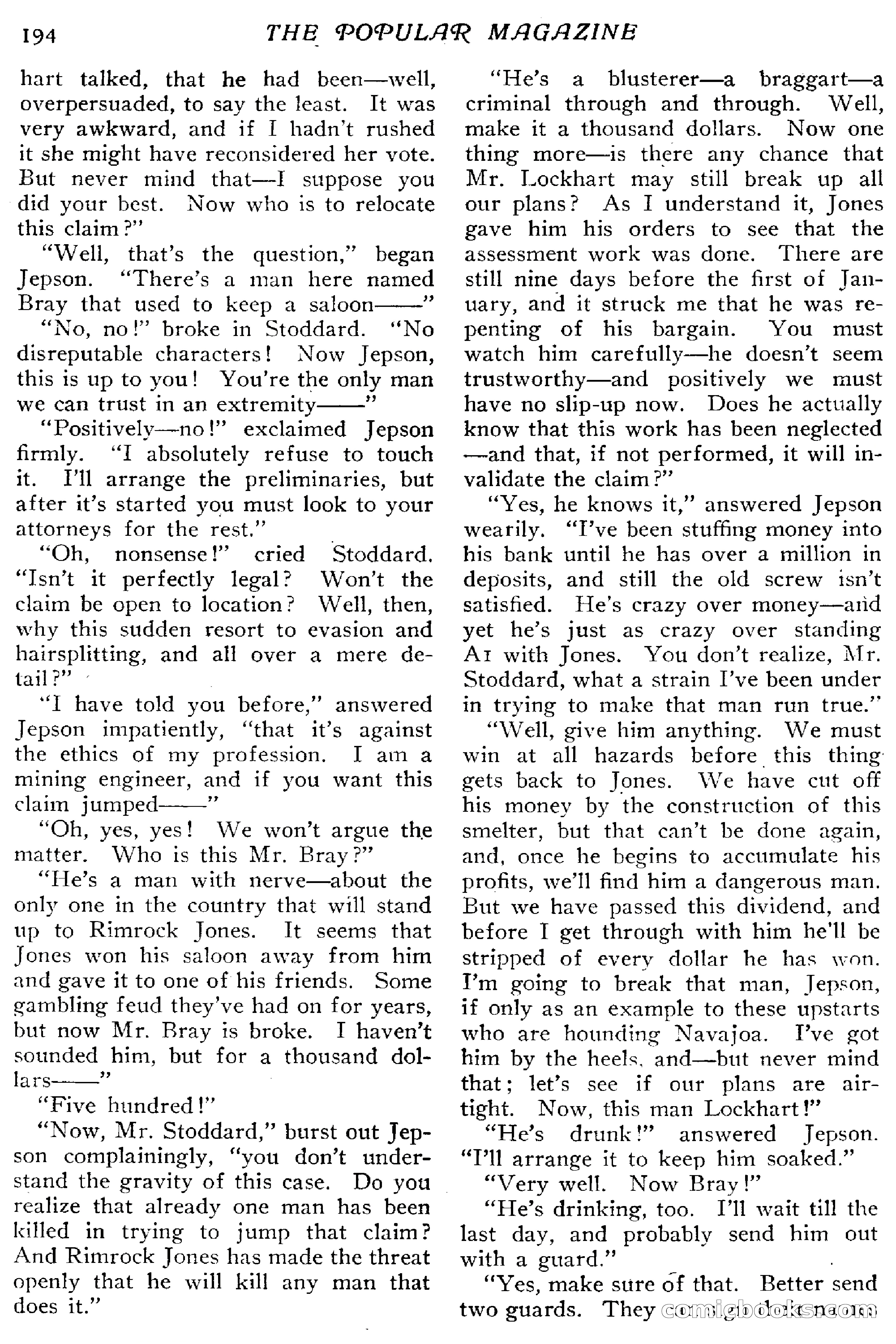 The Popular Magazine, December 20, 1916 — page 200 of 220
