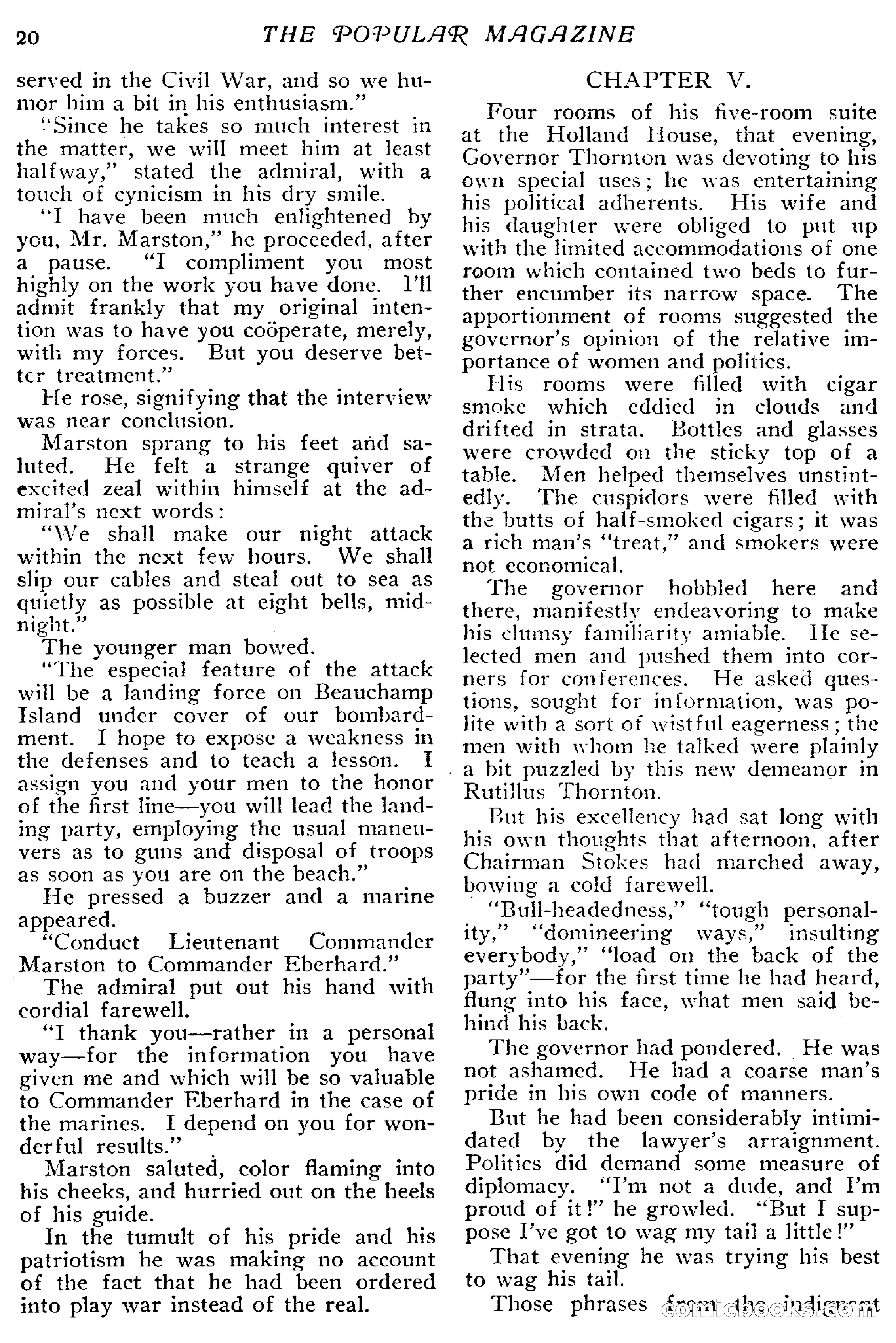 The Popular Magazine, April 20, 1917 — page 26 of 240