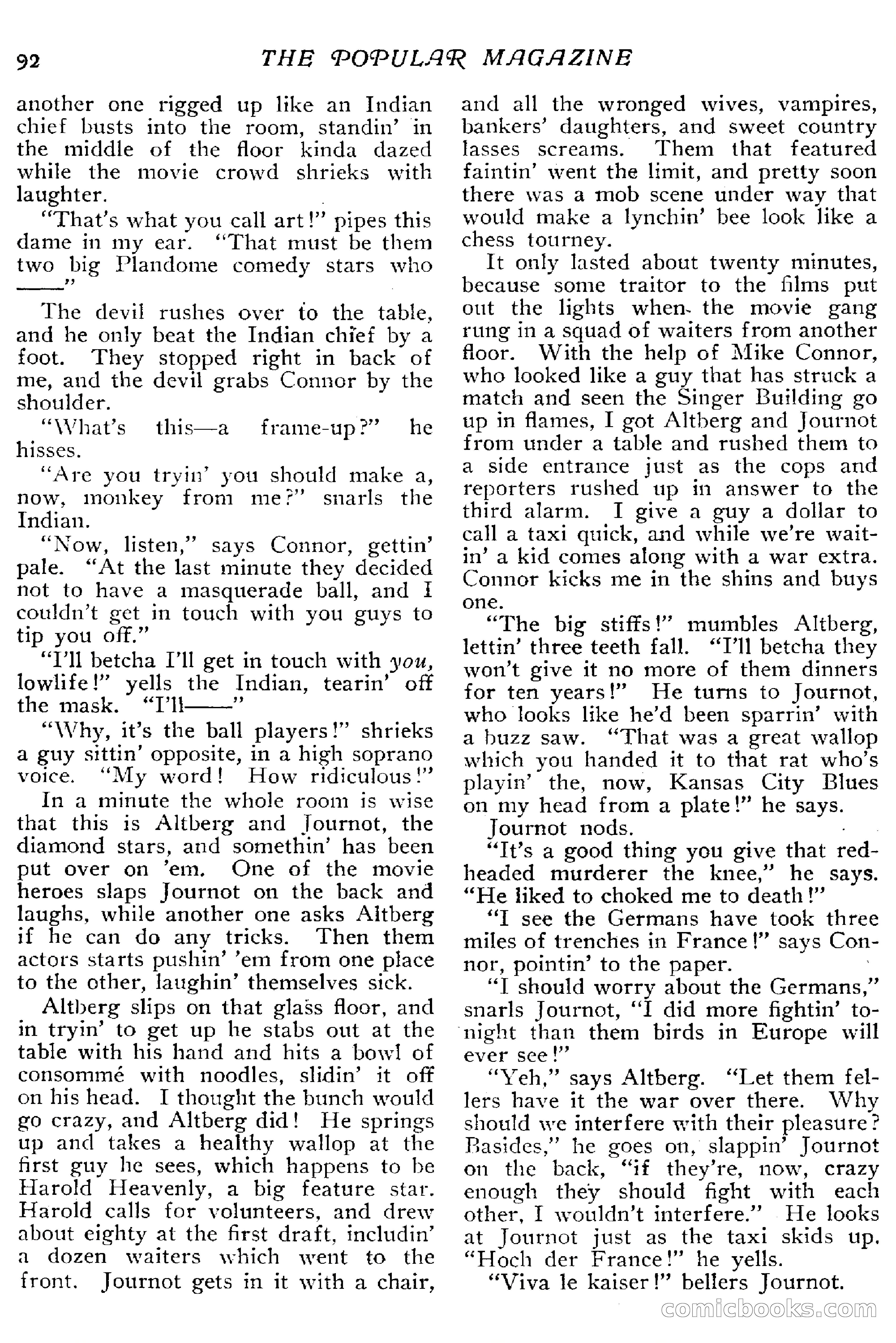 The Popular Magazine, April 20, 1917 — page 98 of 240