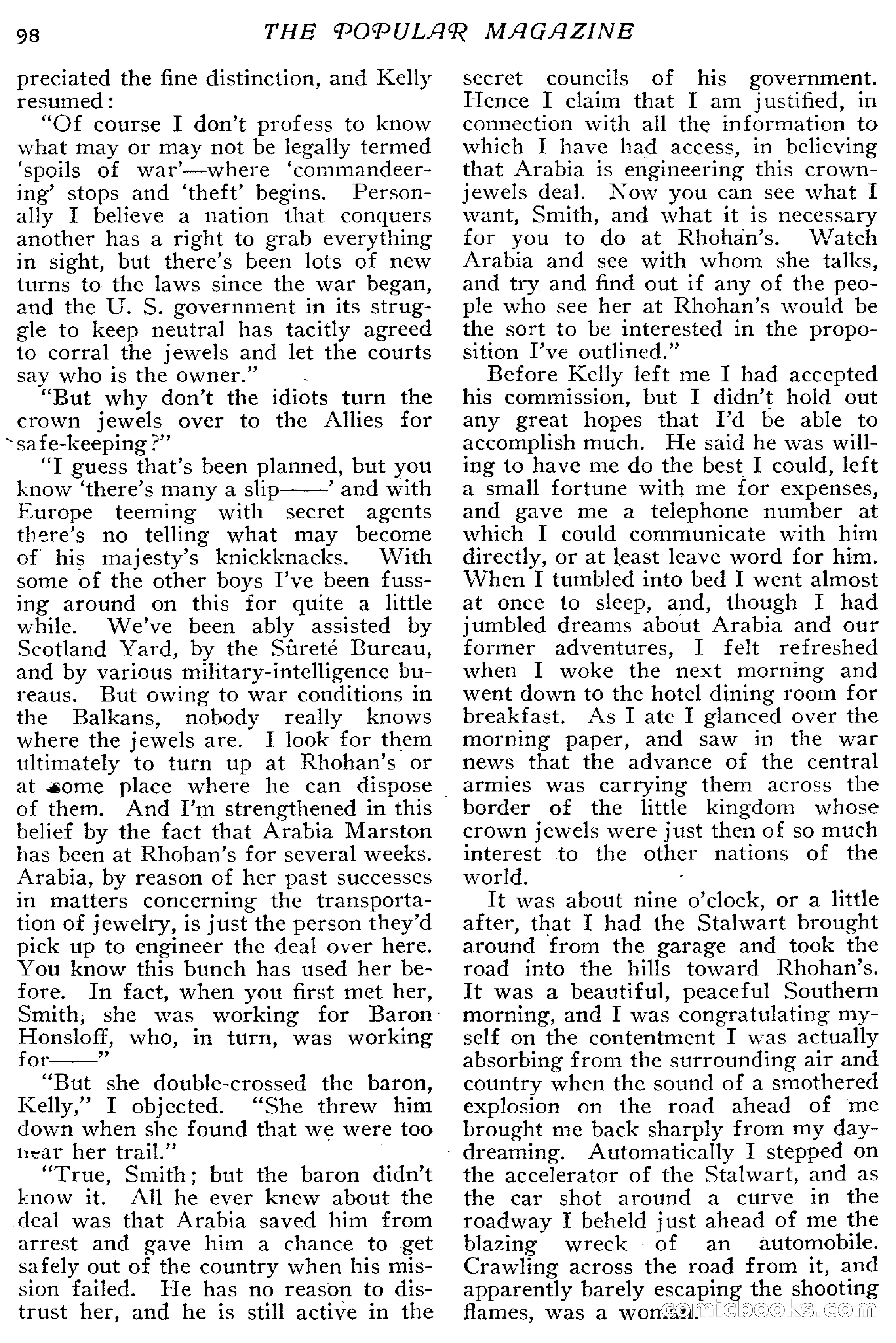 The Popular Magazine, April 20, 1917 — page 104 of 240