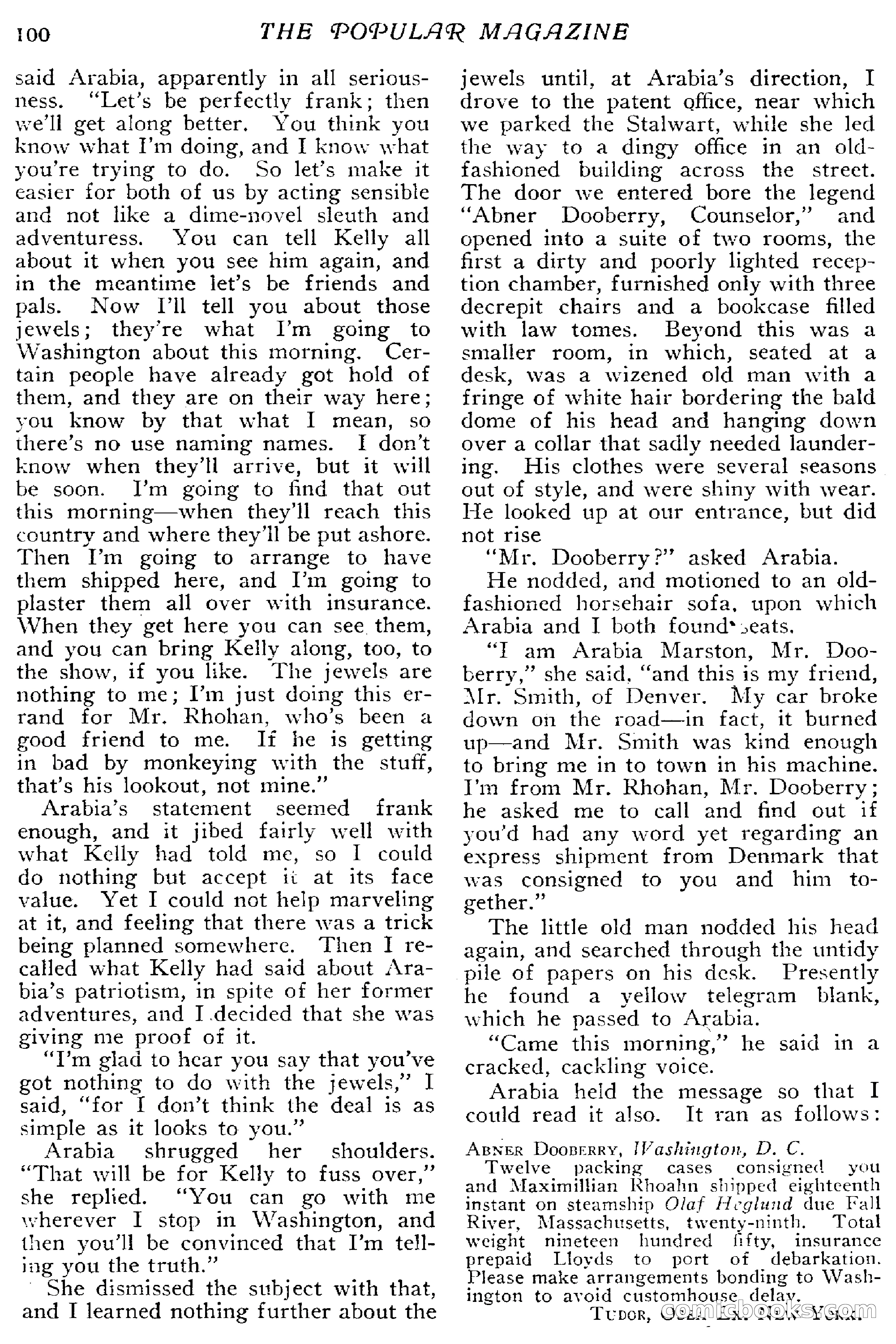 The Popular Magazine, April 20, 1917 — page 106 of 240