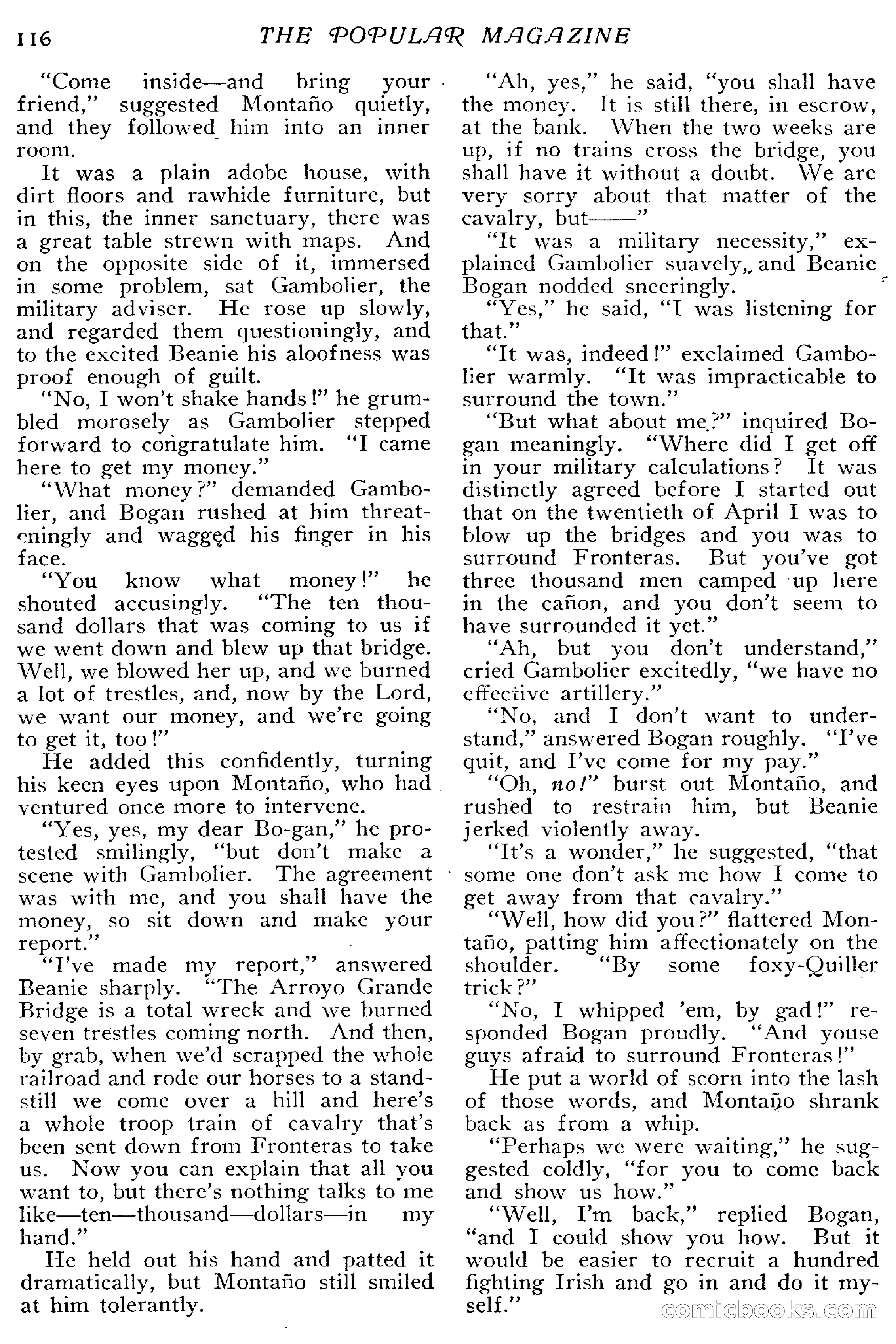 The Popular Magazine, April 20, 1917 — page 122 of 240