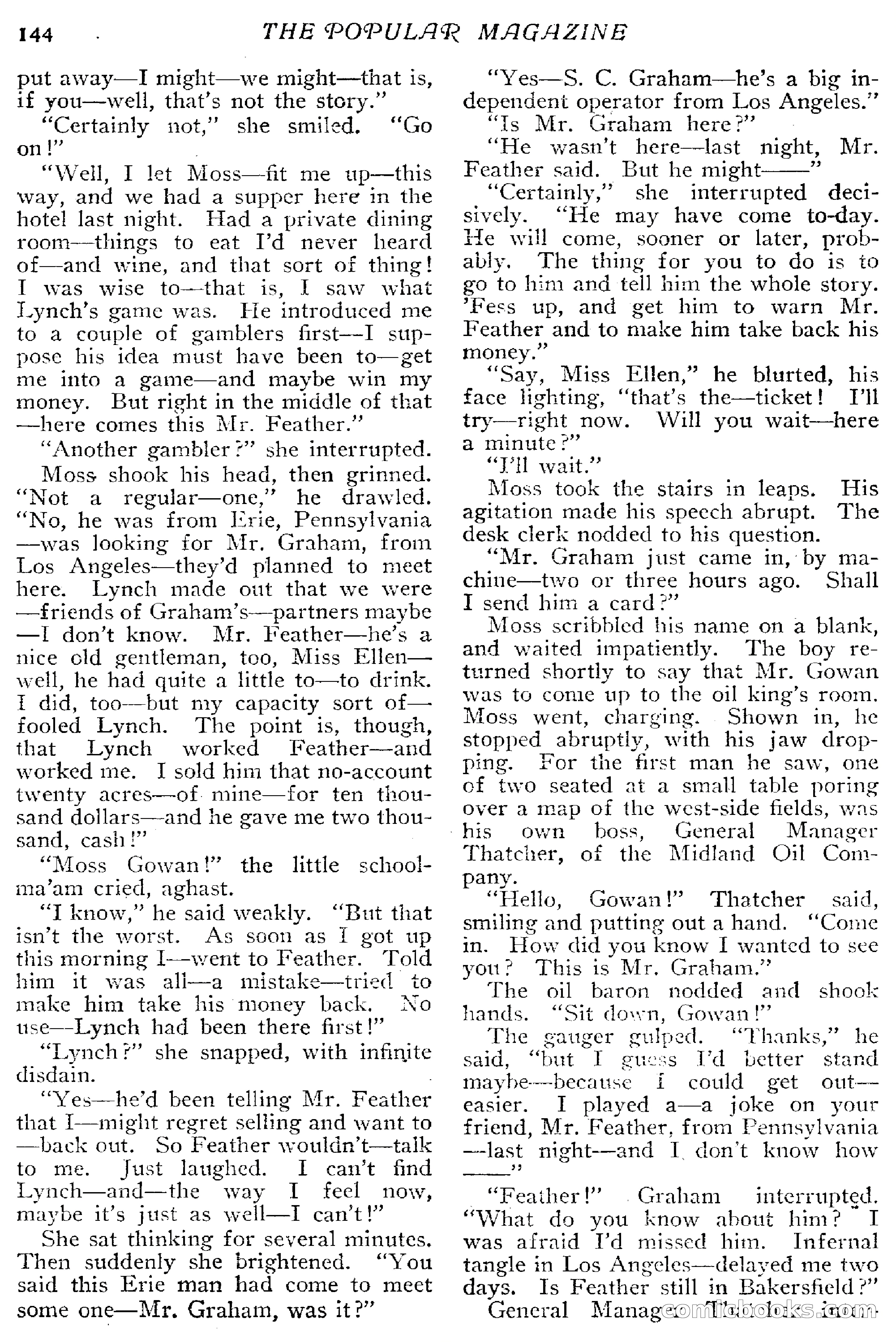 The Popular Magazine, April 20, 1917 — page 150 of 240