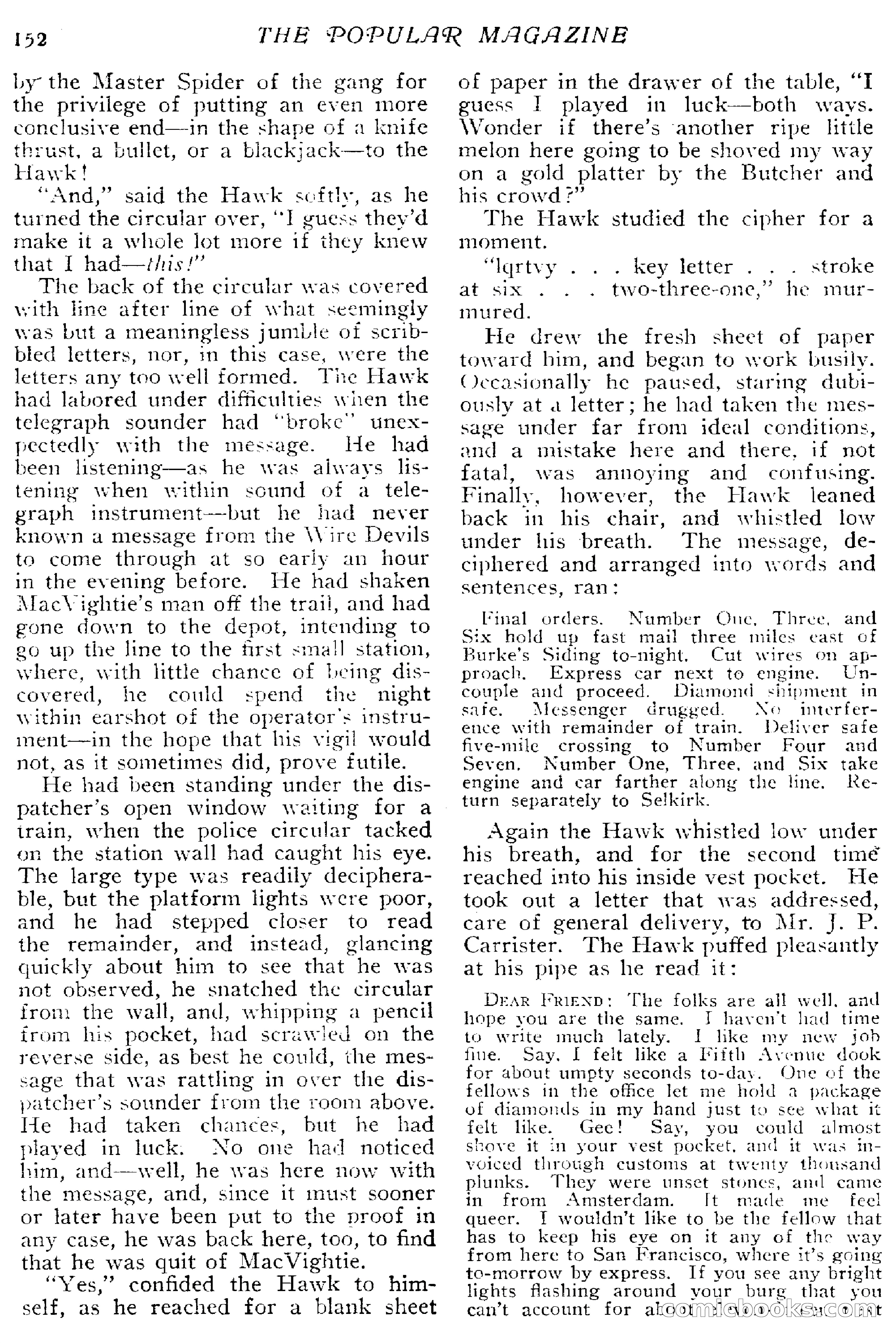 The Popular Magazine, April 20, 1917 — page 158 of 240