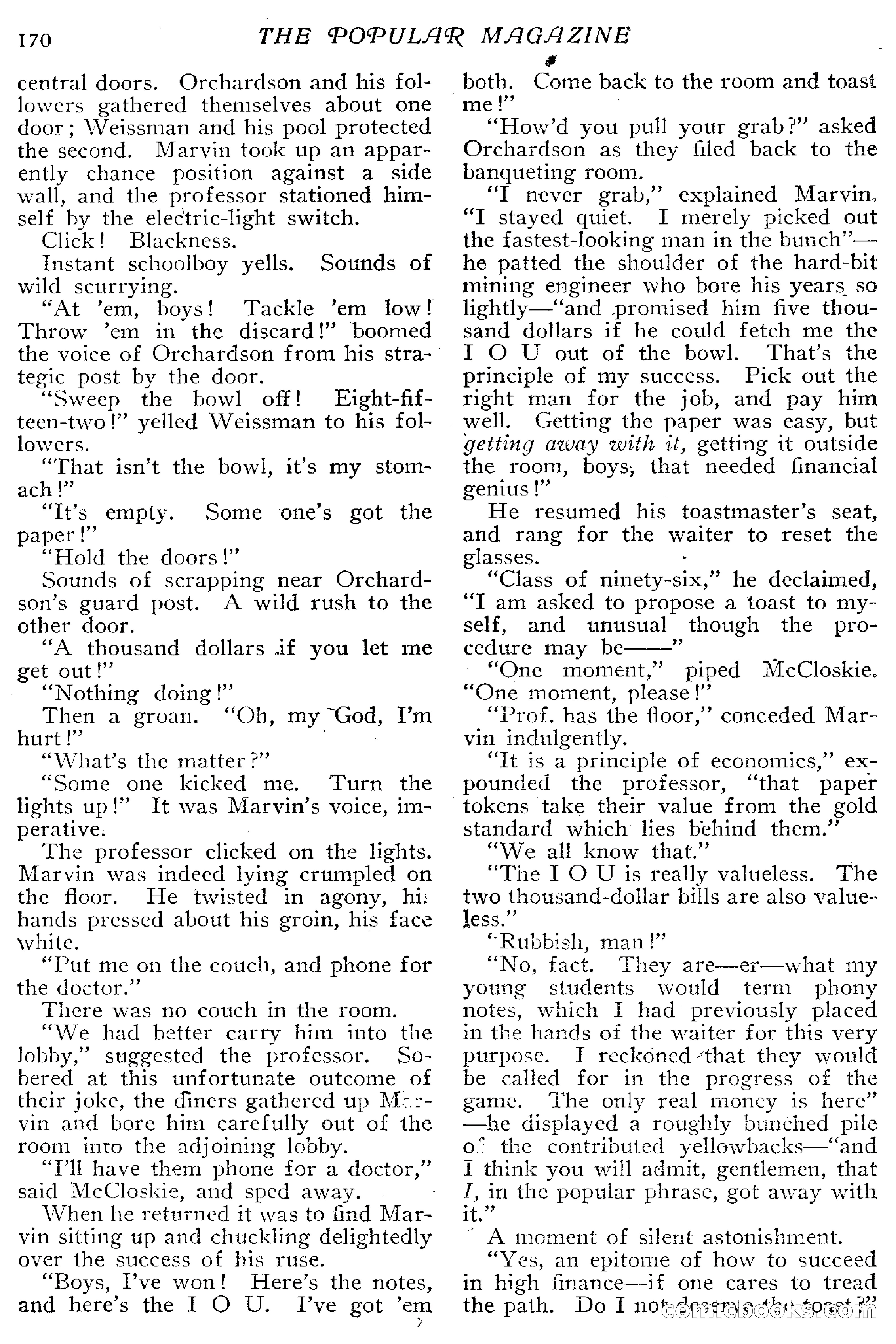 The Popular Magazine, April 20, 1917 — page 176 of 240