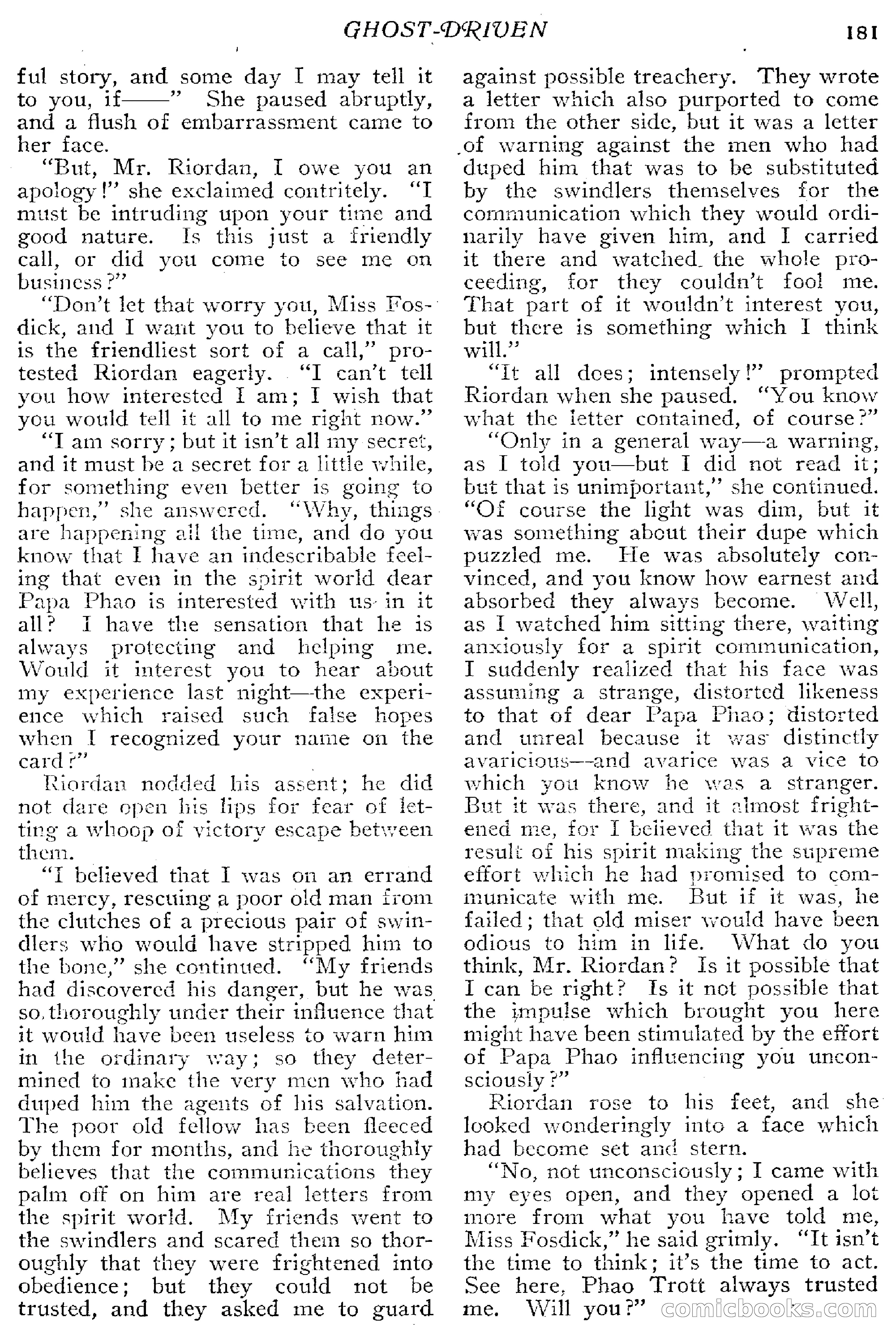 The Popular Magazine, April 20, 1917 — page 187 of 240