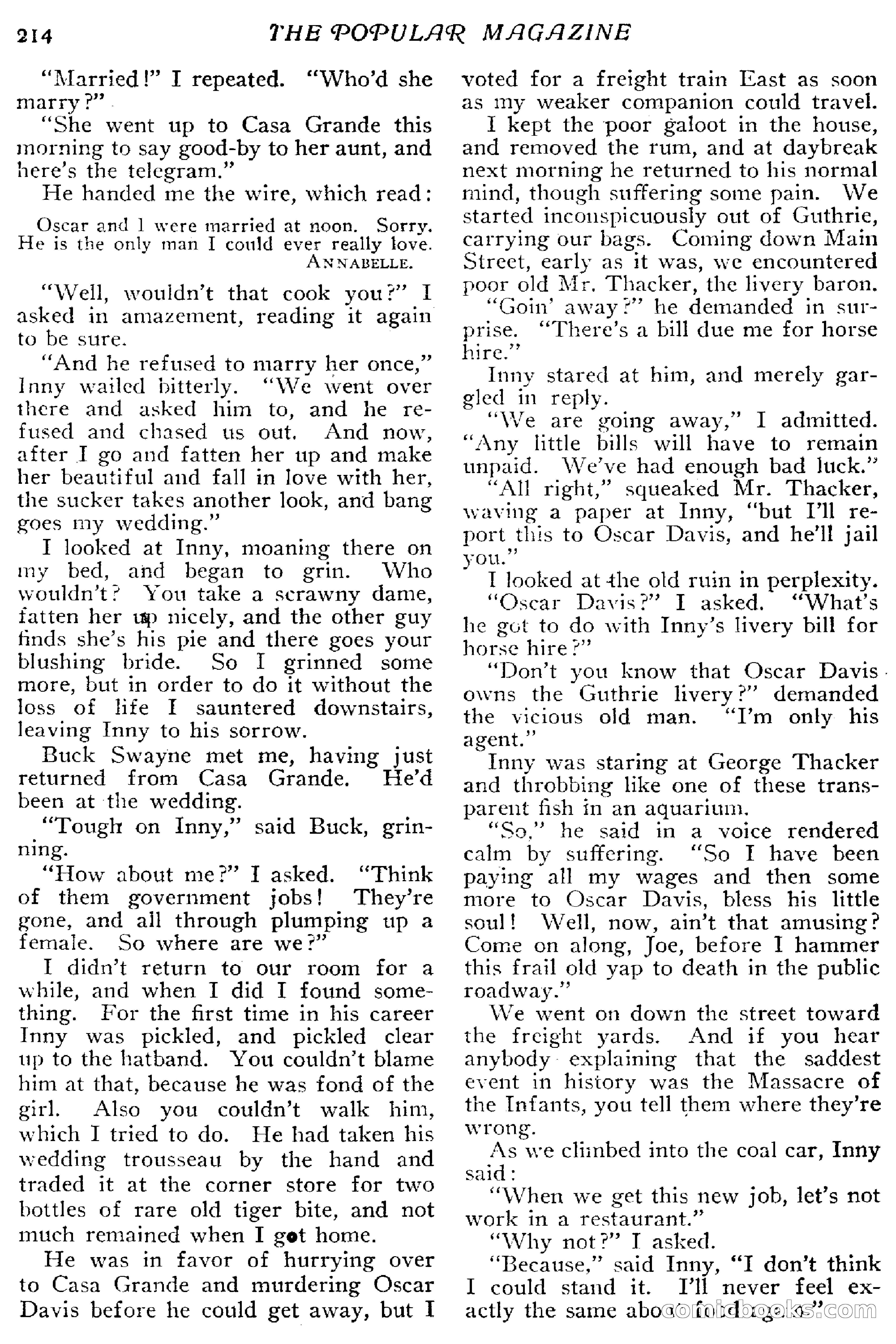 The Popular Magazine, April 20, 1917 — page 220 of 240