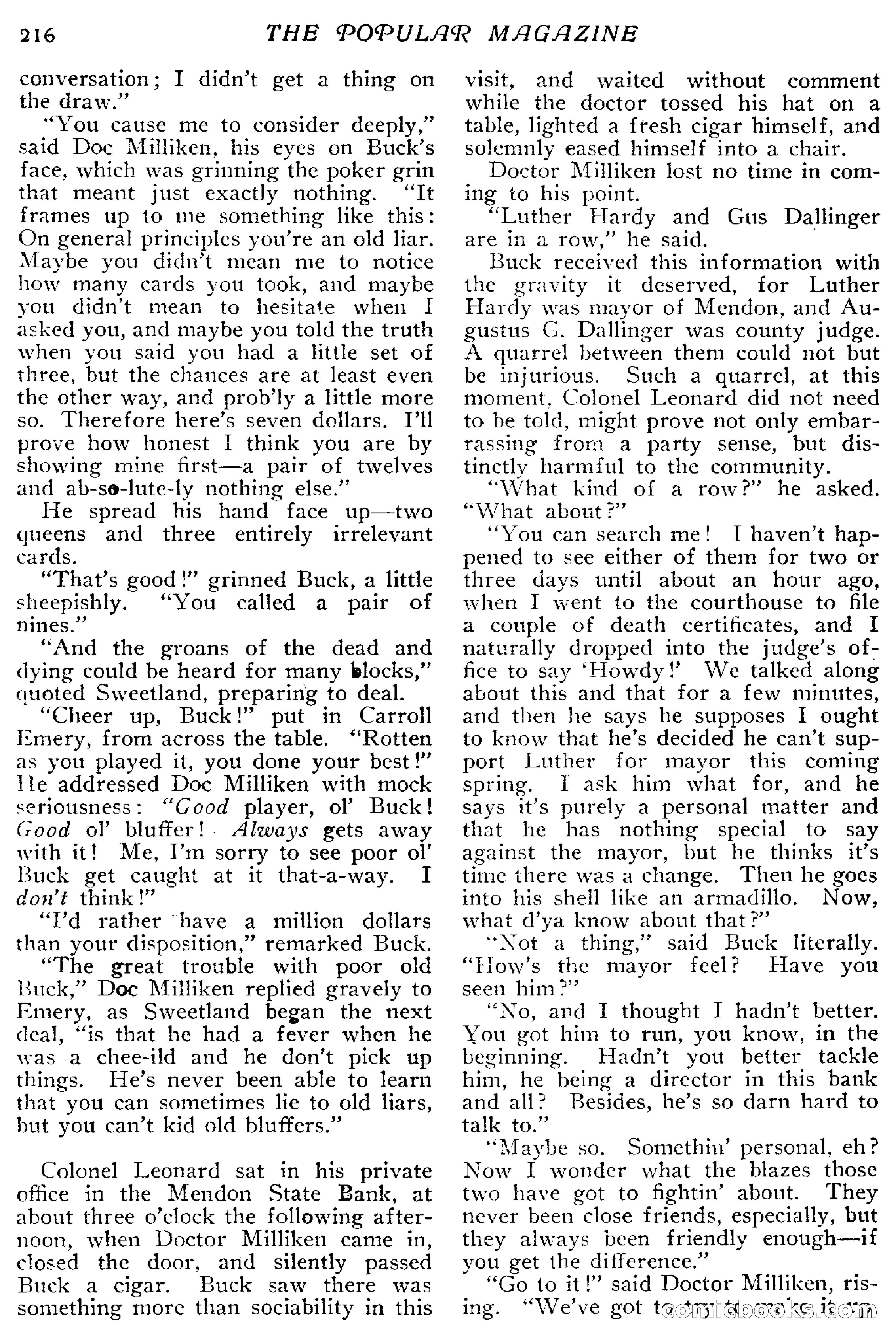 The Popular Magazine, April 20, 1917 — page 222 of 240