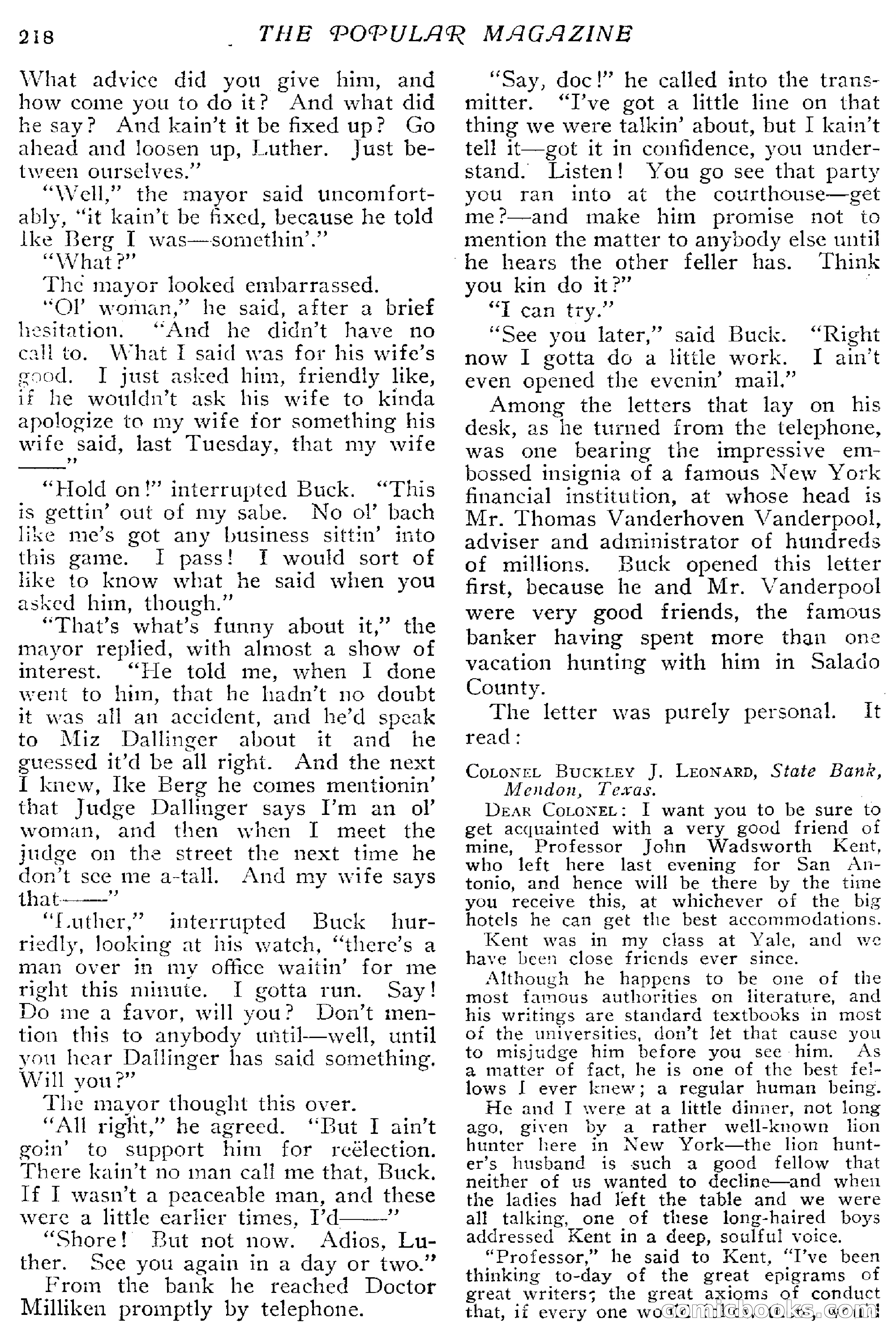 The Popular Magazine, April 20, 1917 — page 224 of 240
