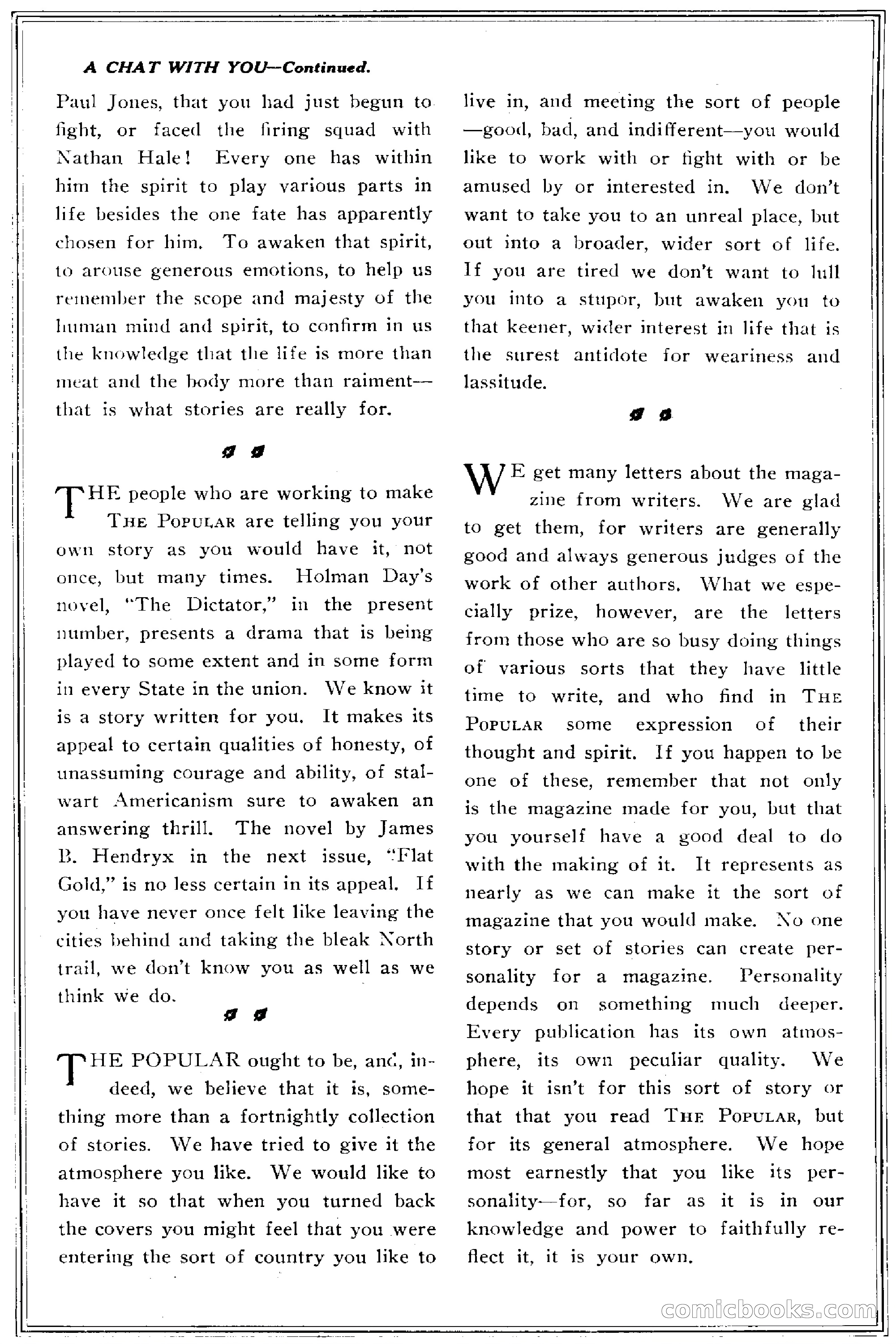 The Popular Magazine, April 20, 1917 — page 232 of 240