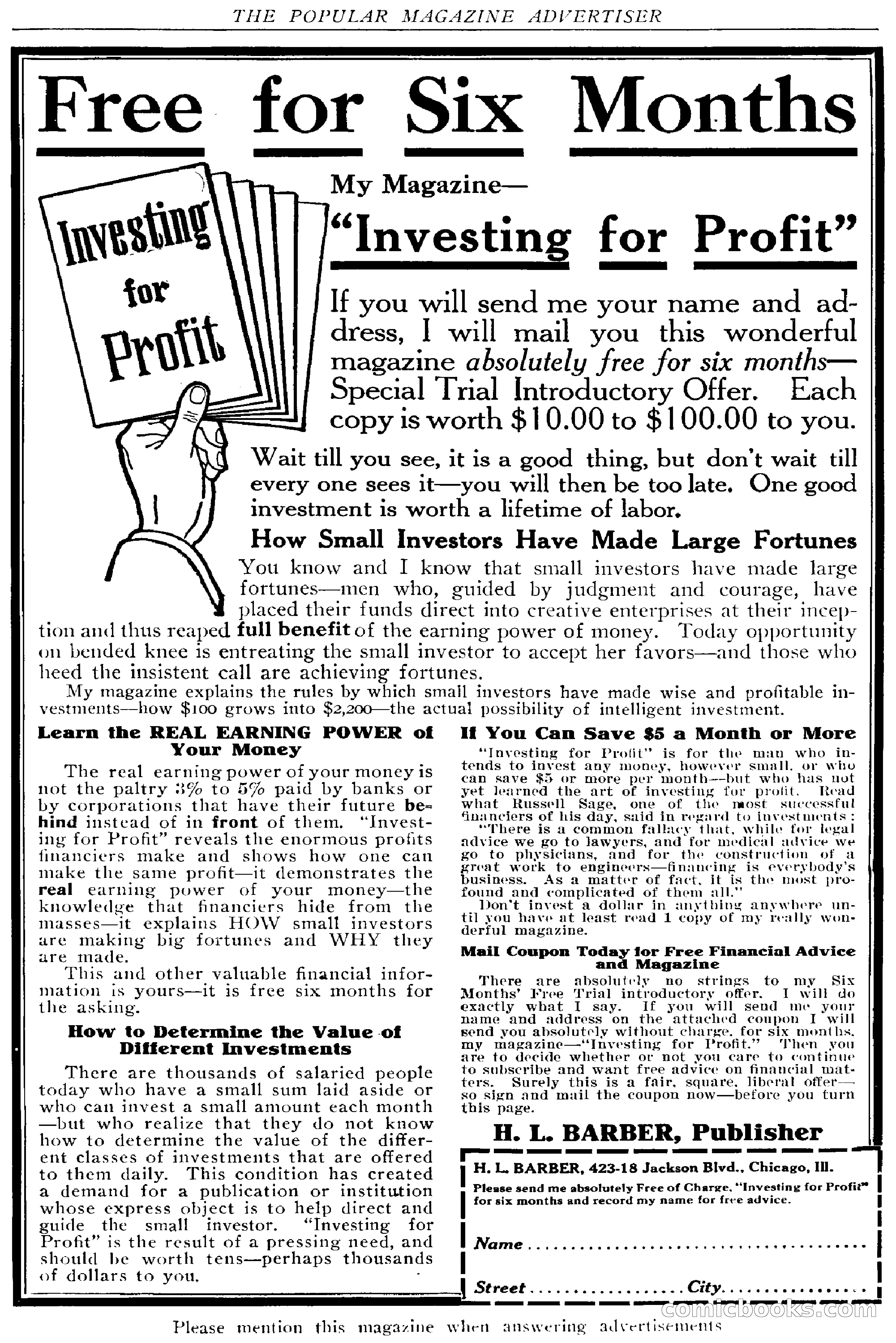 The Popular Magazine, April 20, 1917 — page 237 of 240