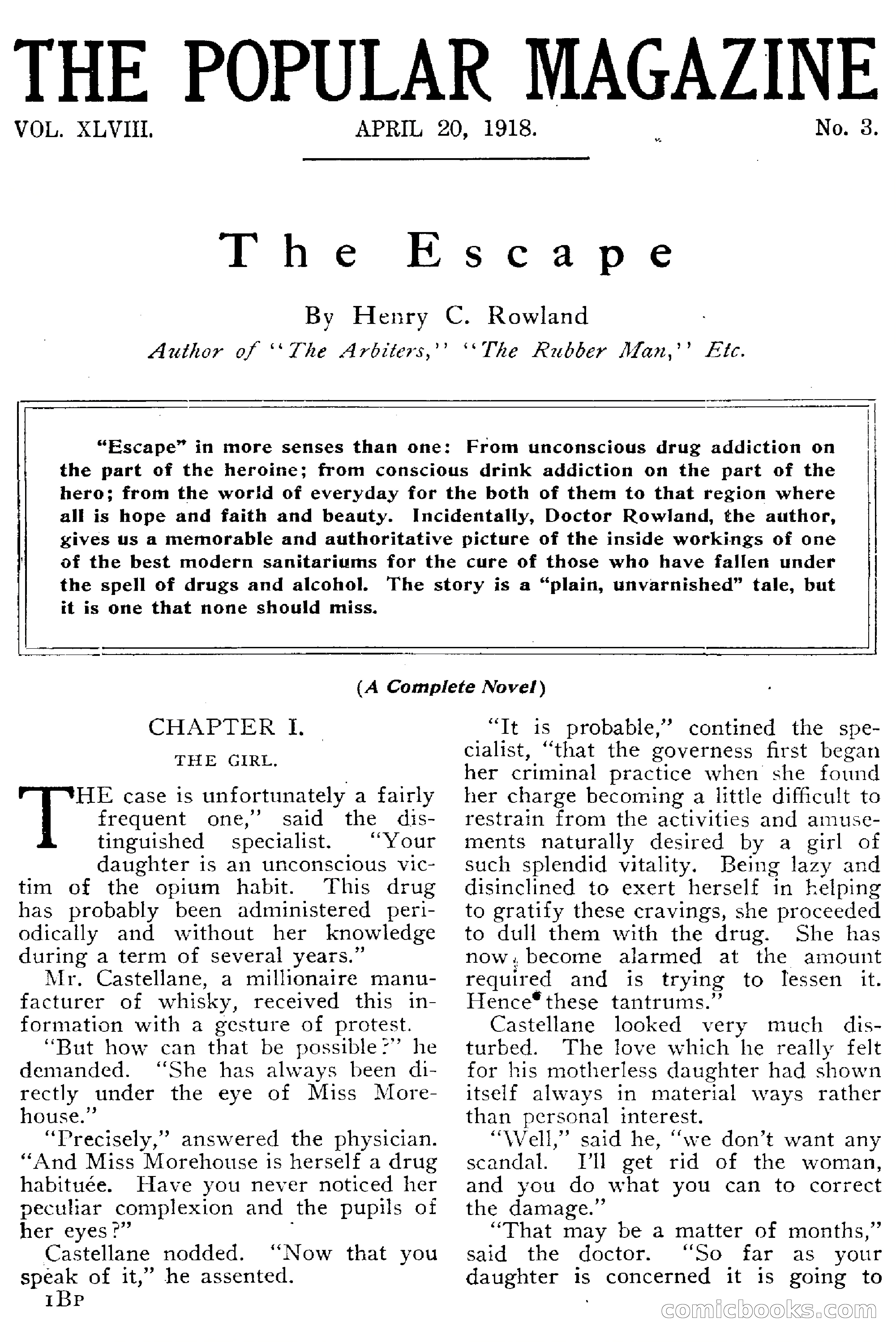 The Popular Magazine, April 20, 1918 — page 3 of 232