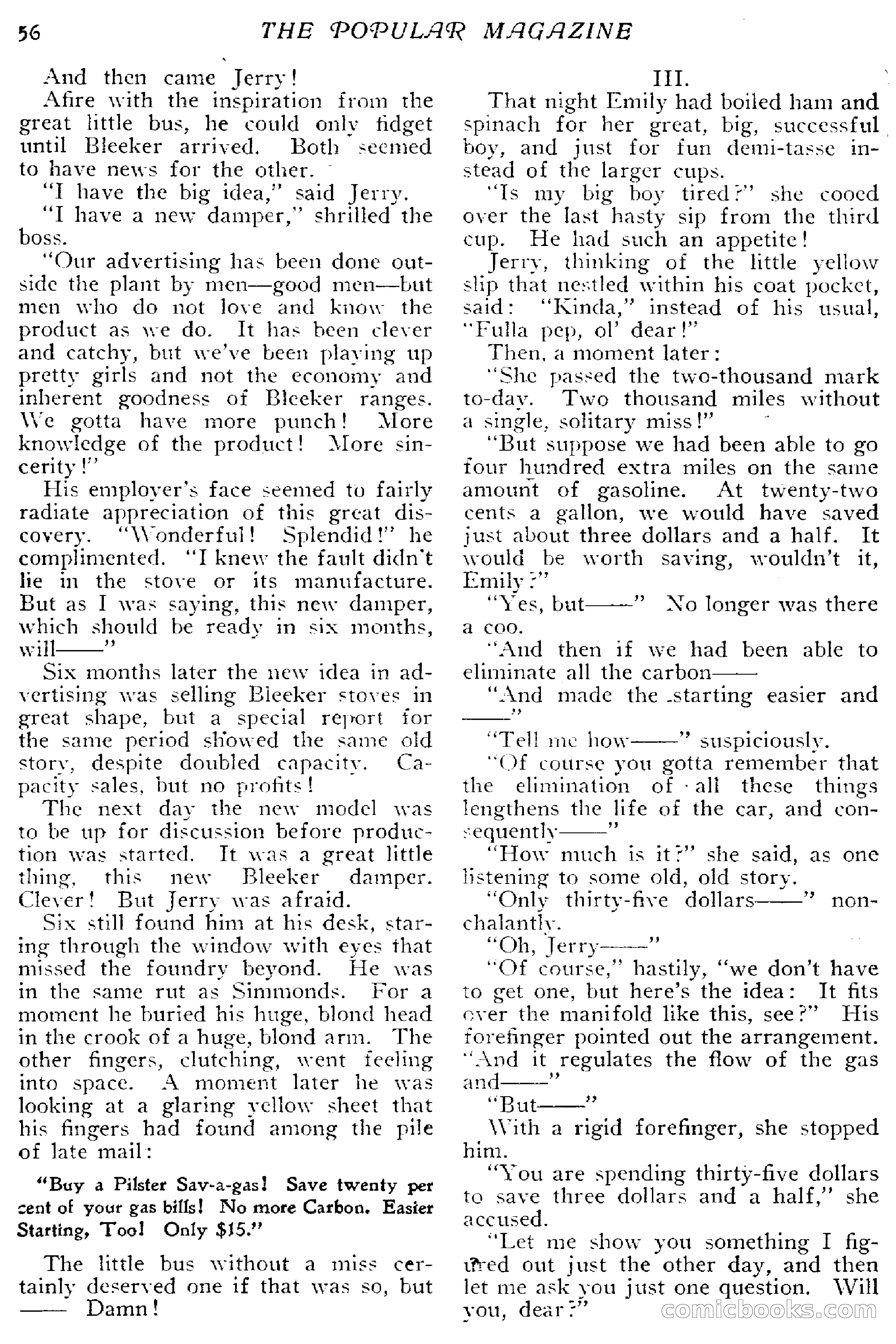 The Popular Magazine, April 20, 1918 — page 58 of 232
