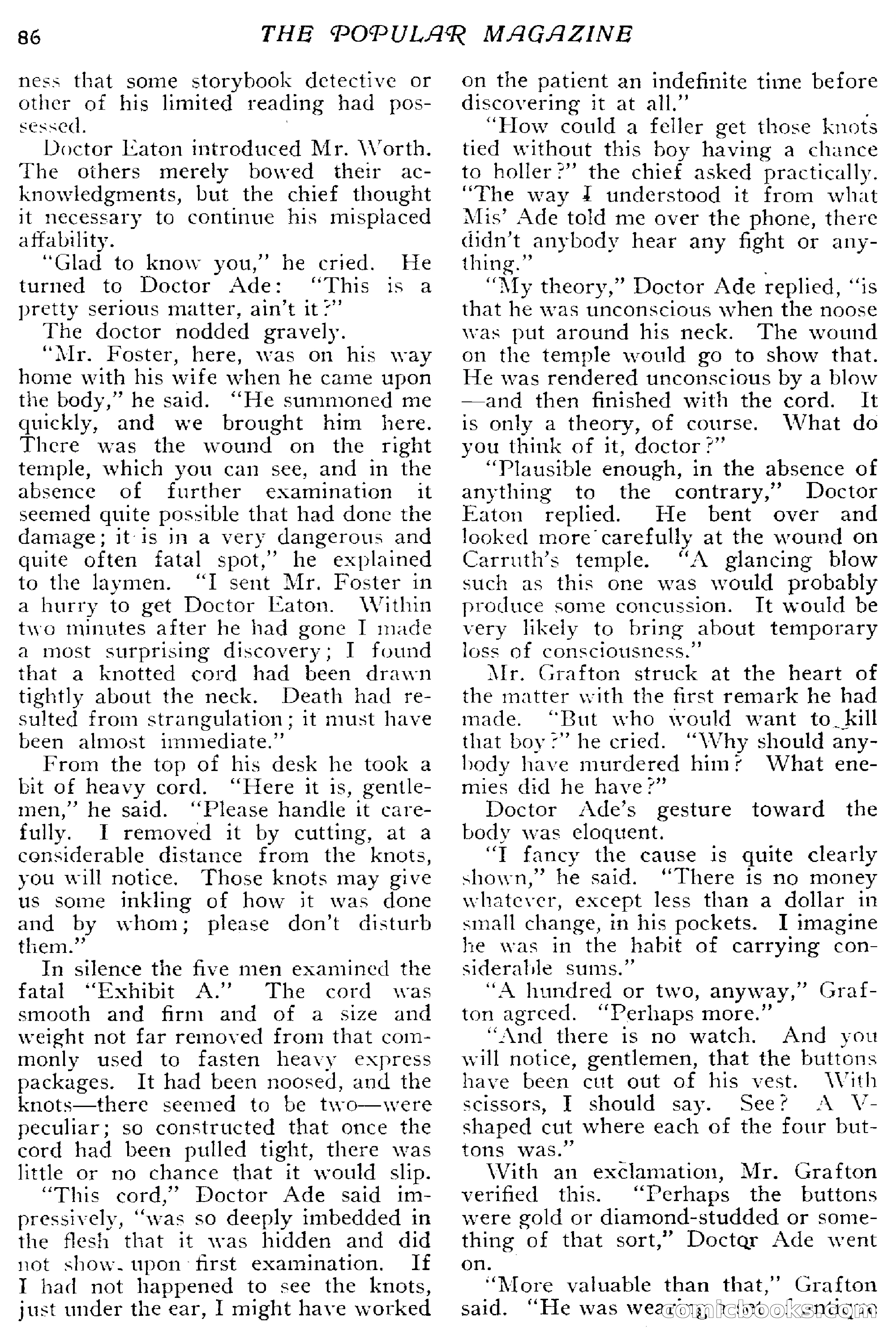 The Popular Magazine, April 20, 1918 — page 88 of 232