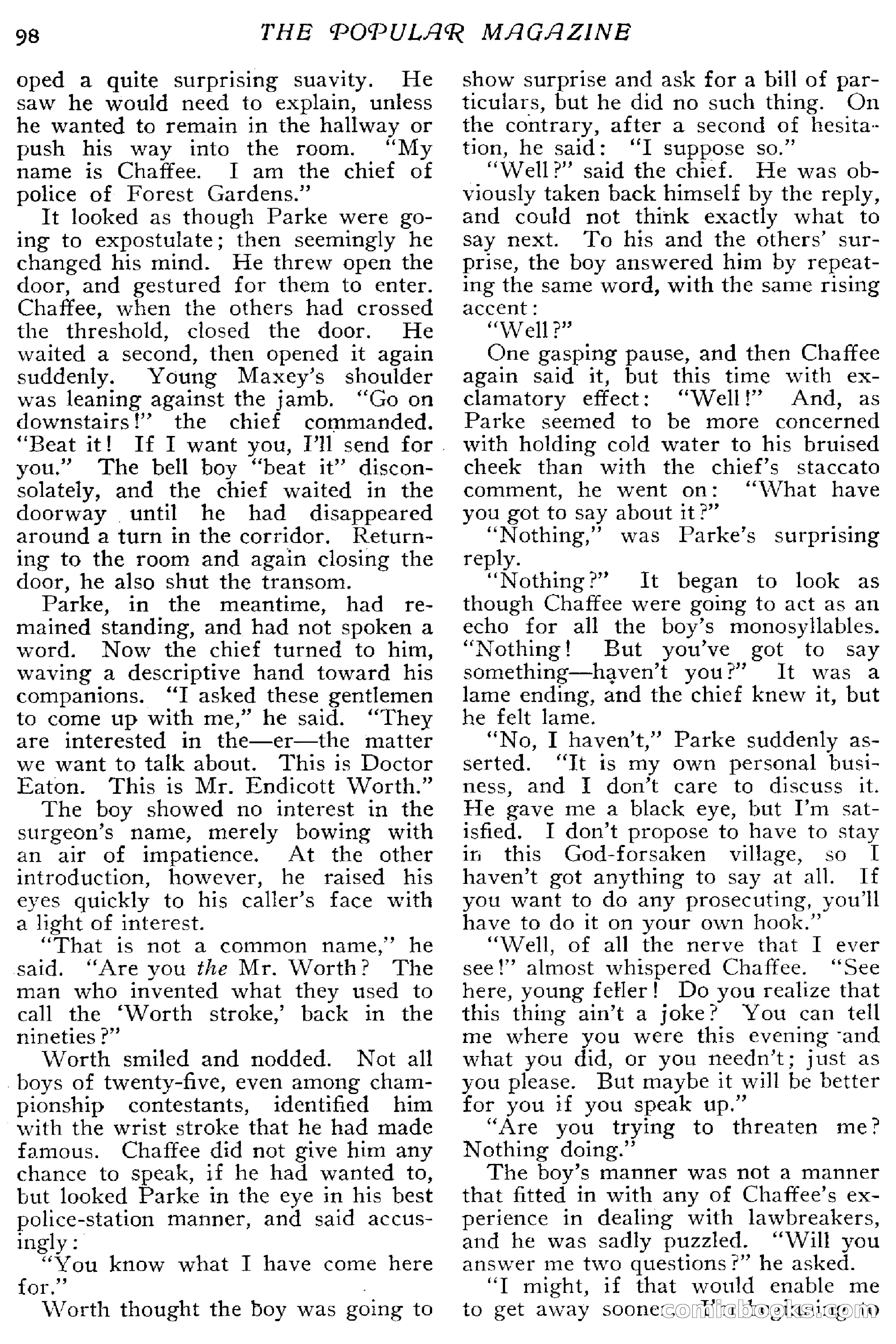 The Popular Magazine, April 20, 1918 — page 100 of 232