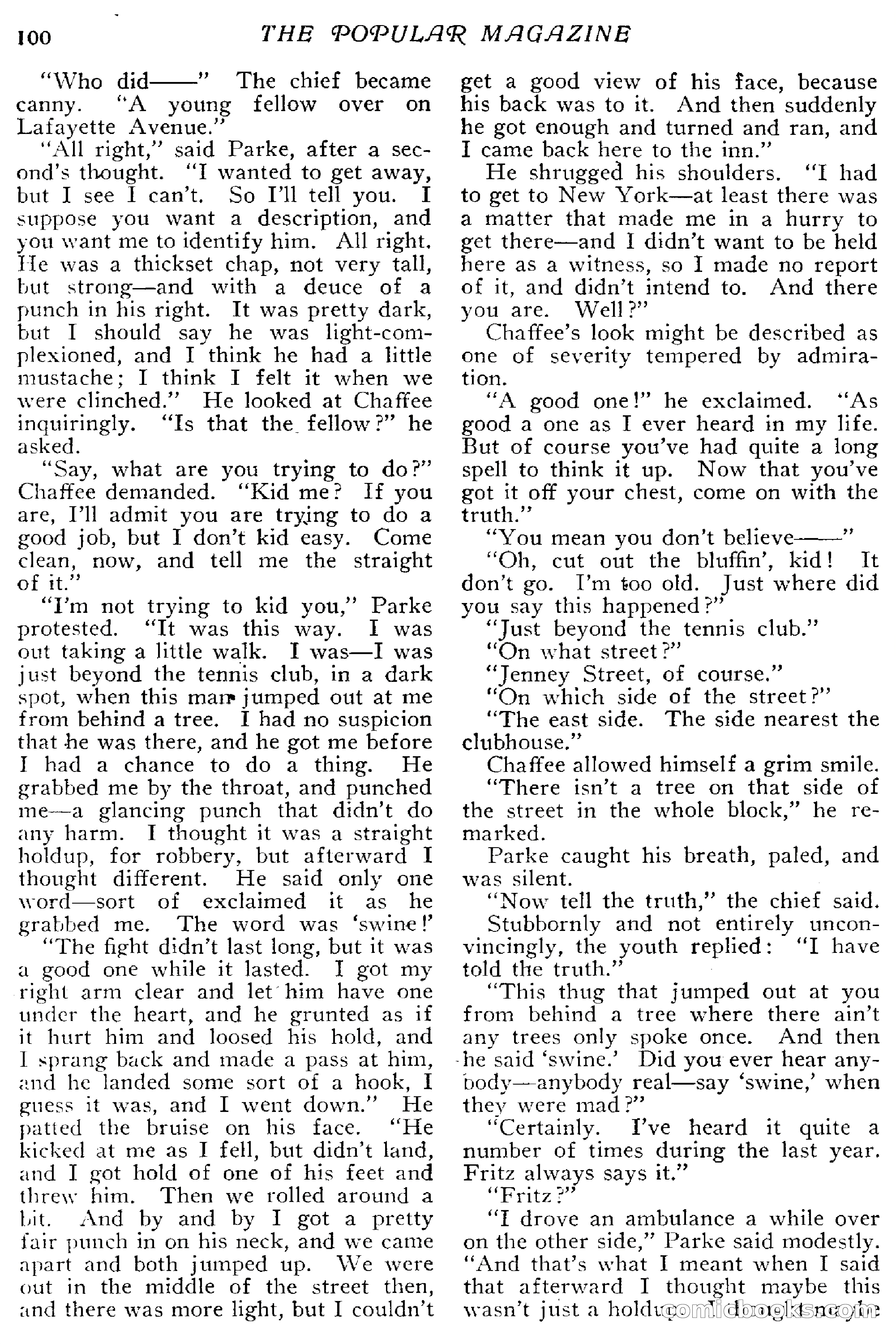 The Popular Magazine, April 20, 1918 — page 102 of 232