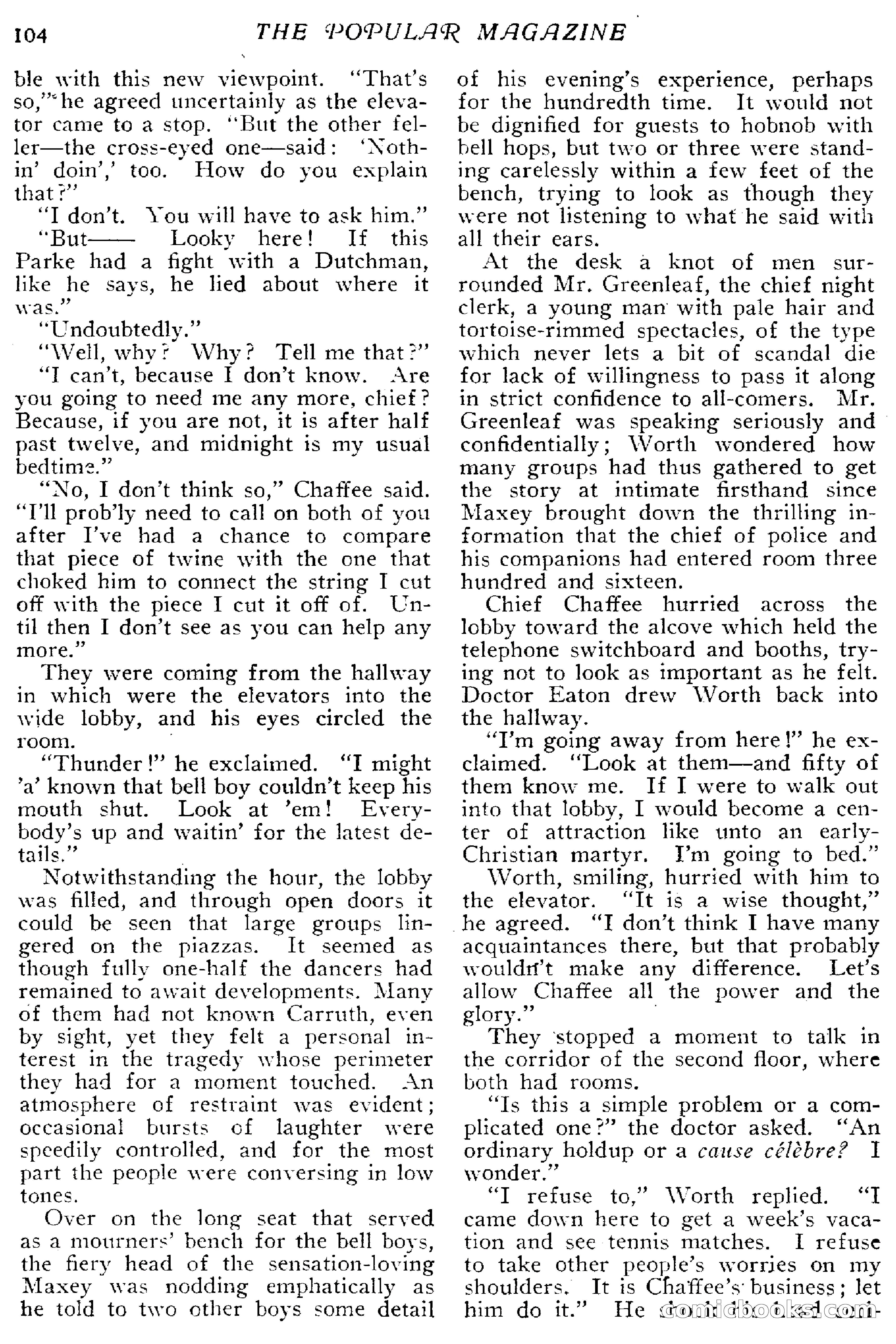The Popular Magazine, April 20, 1918 — page 106 of 232