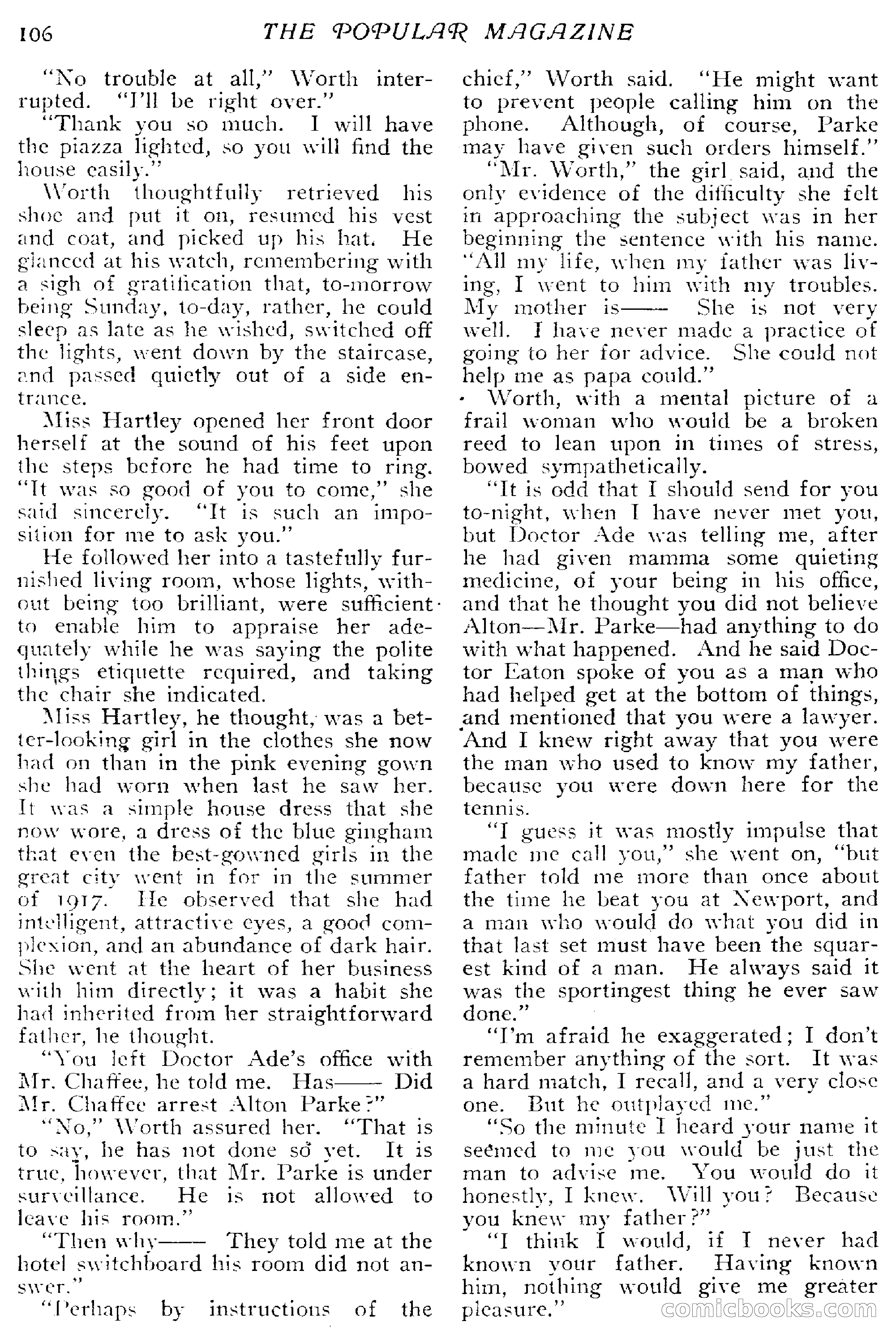 The Popular Magazine, April 20, 1918 — page 108 of 232