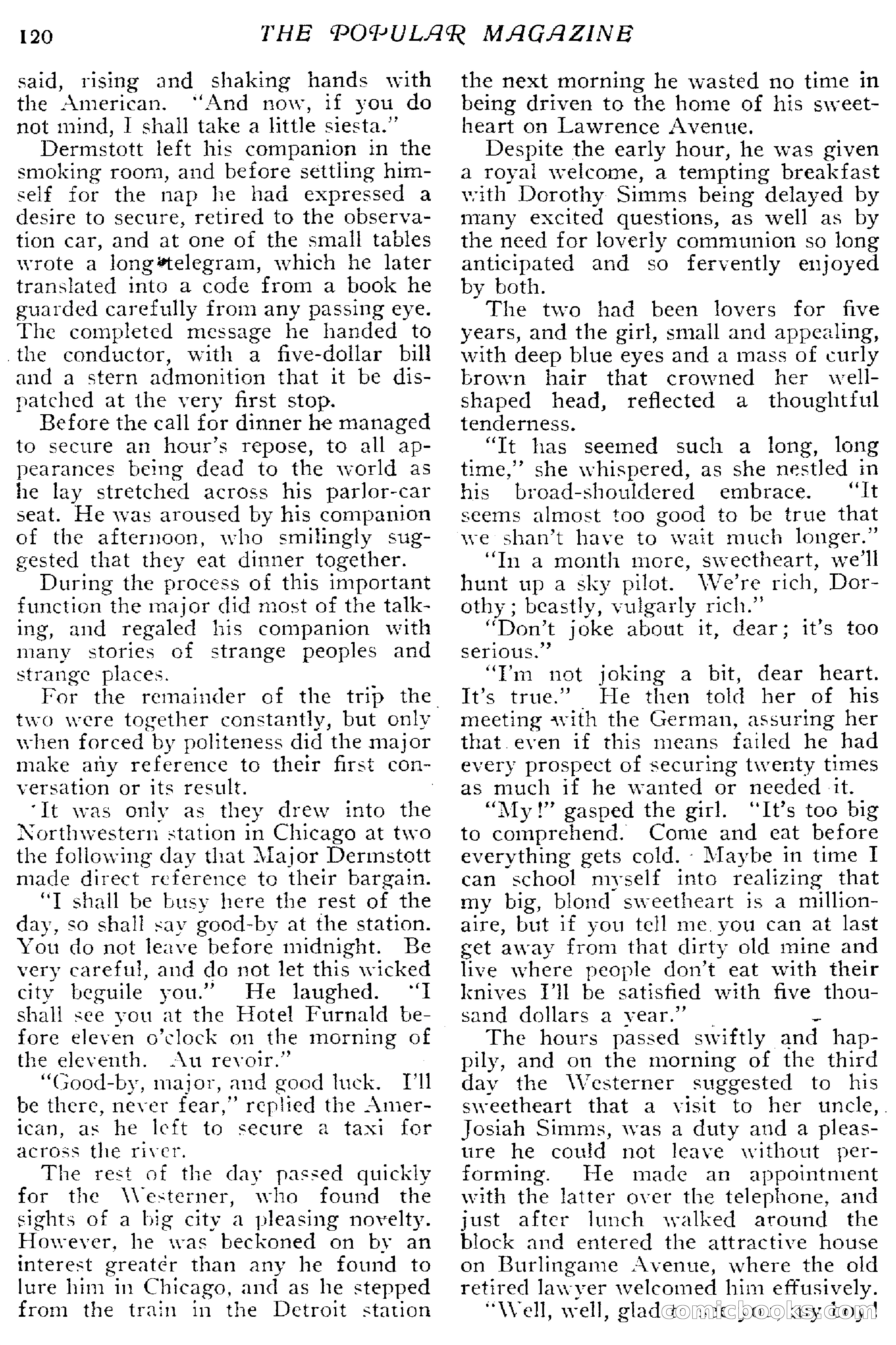 The Popular Magazine, April 20, 1918 — page 122 of 232