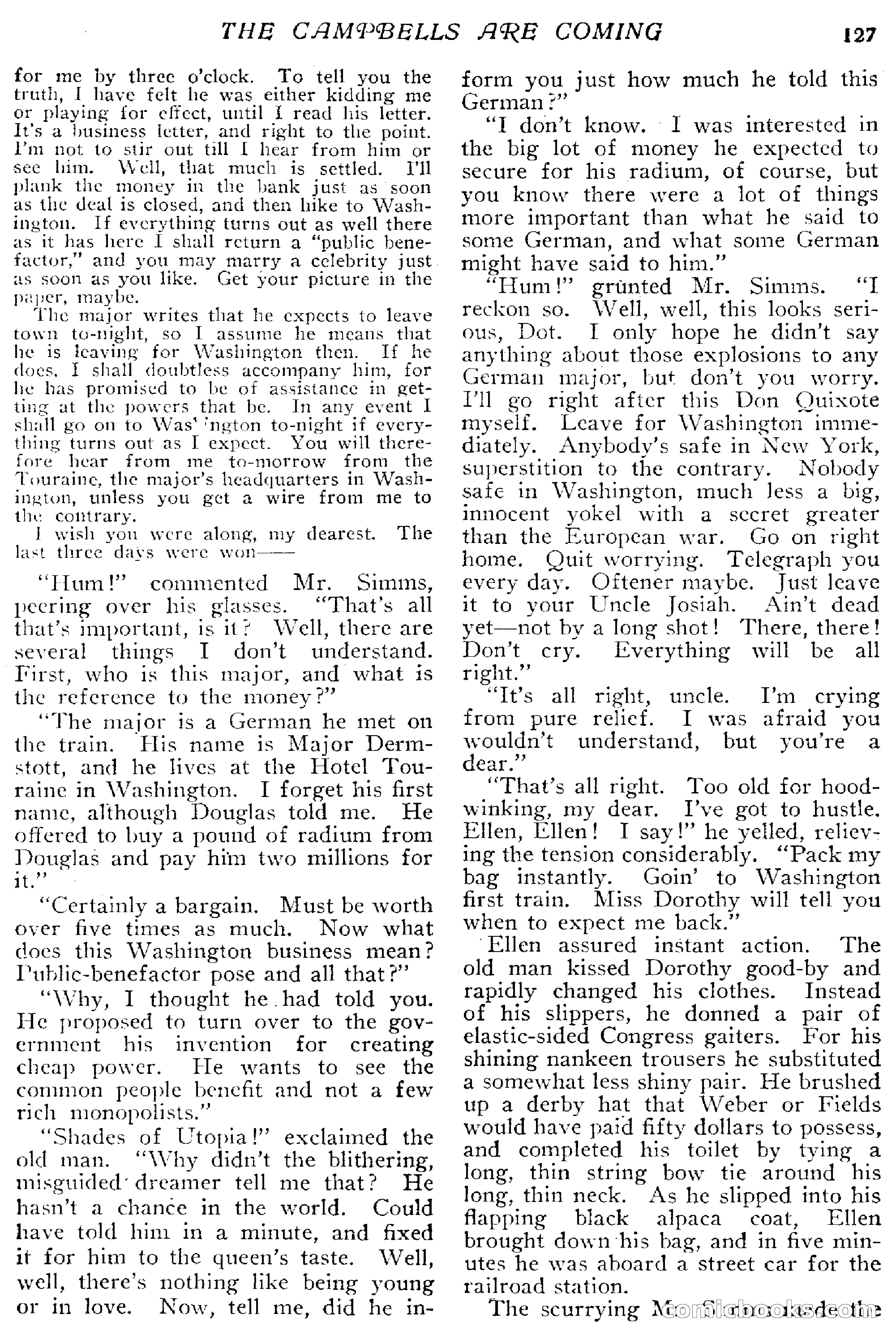 The Popular Magazine, April 20, 1918 — page 129 of 232