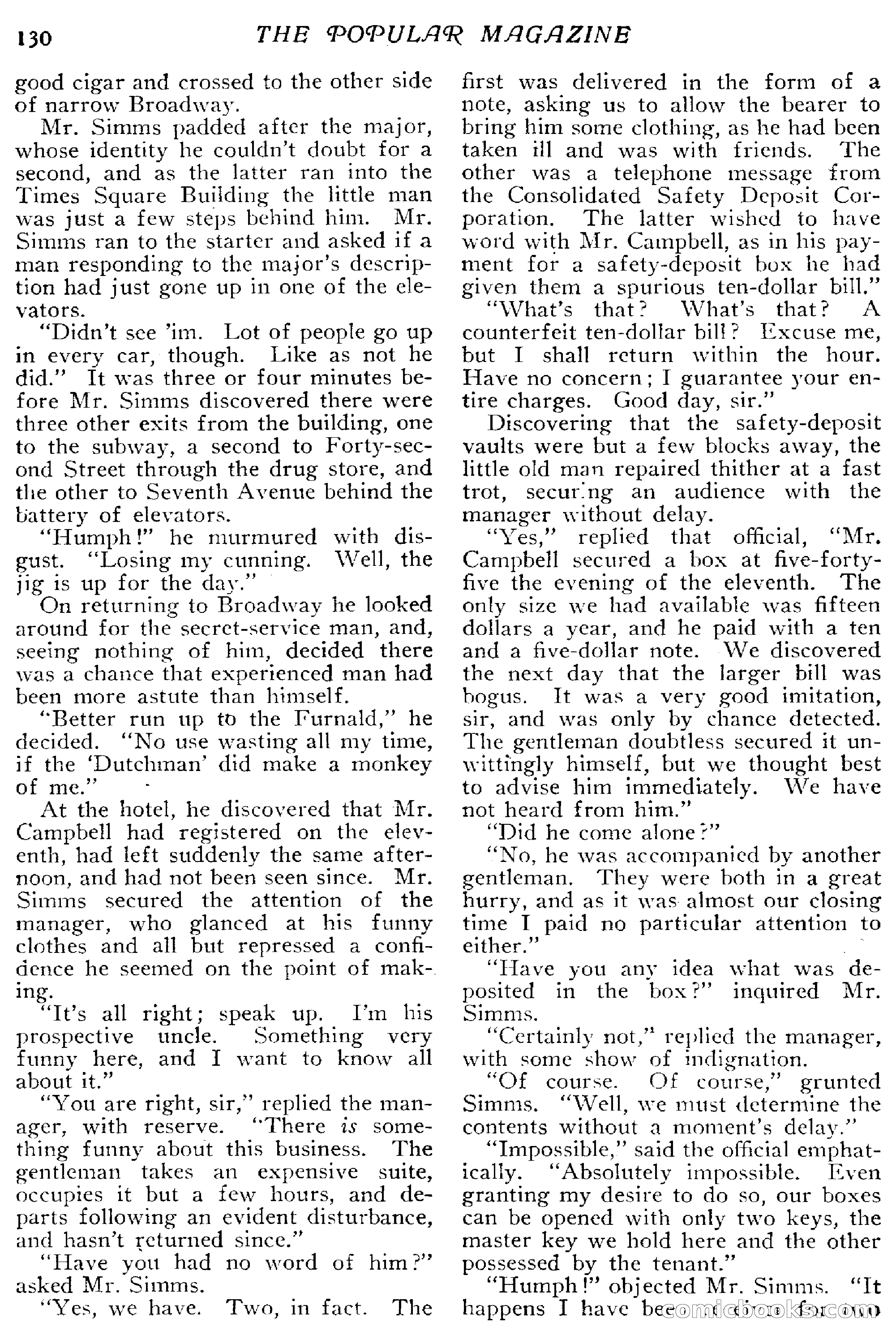 The Popular Magazine, April 20, 1918 — page 132 of 232