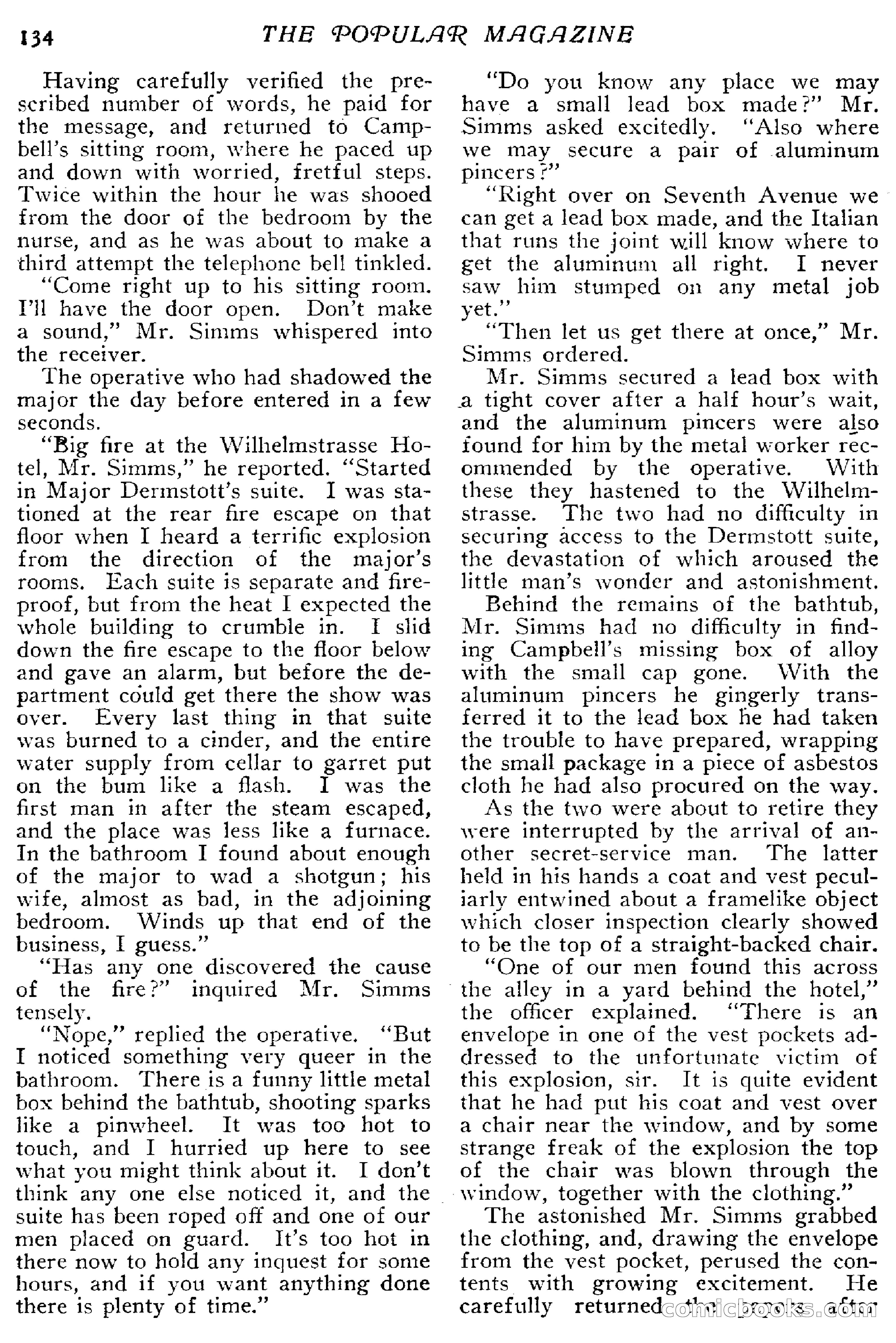 The Popular Magazine, April 20, 1918 — page 136 of 232