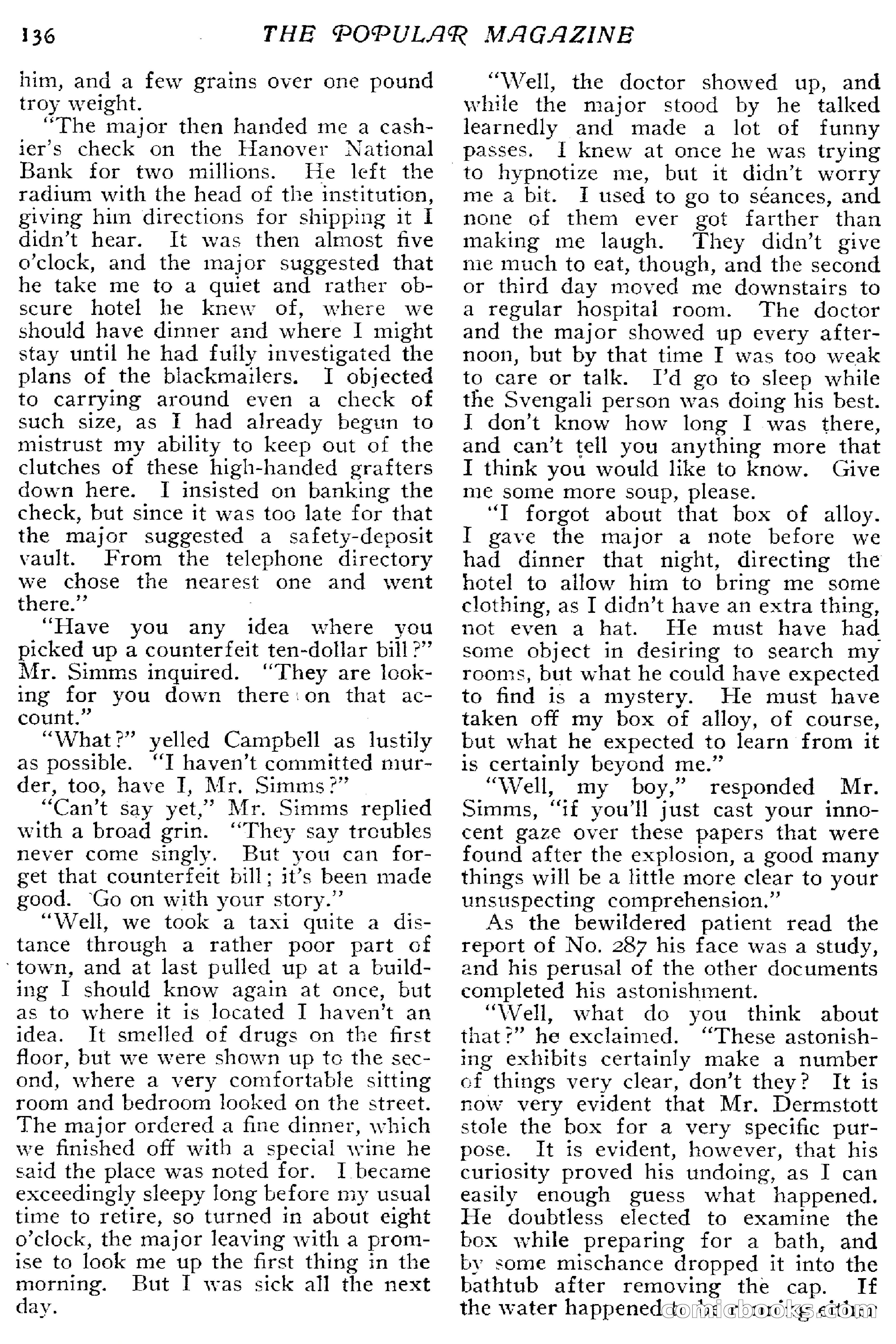 The Popular Magazine, April 20, 1918 — page 138 of 232