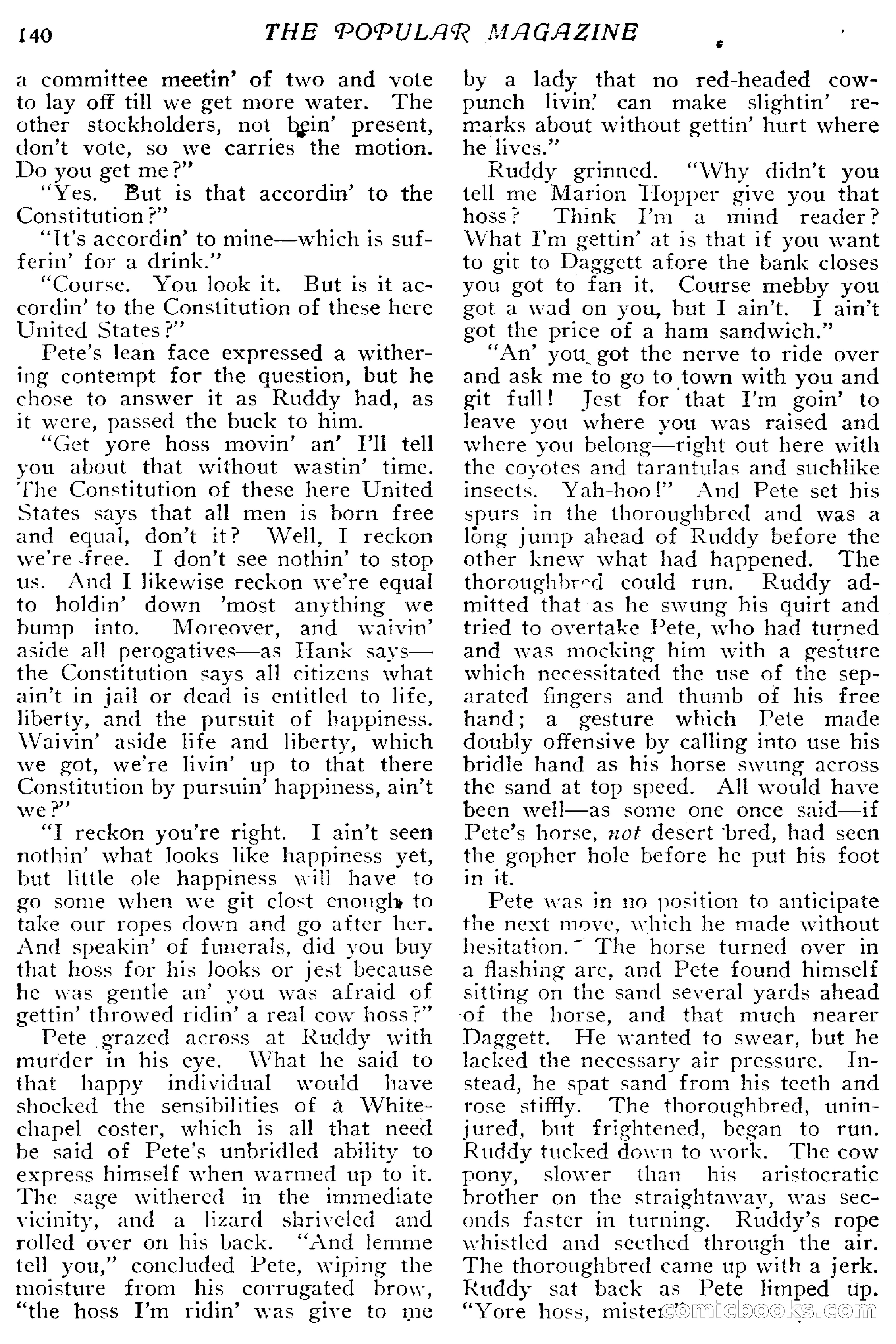 The Popular Magazine, April 20, 1918 — page 142 of 232