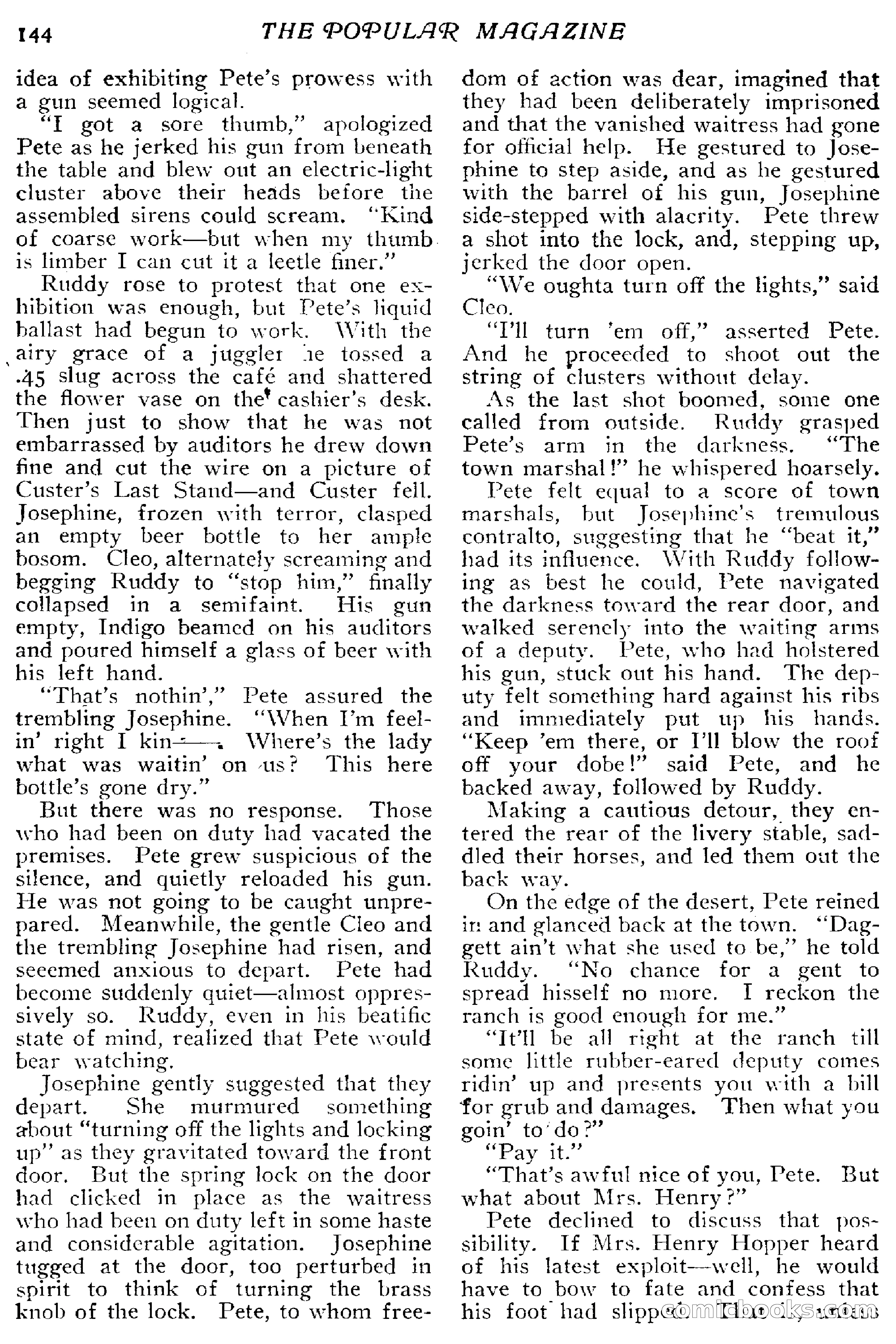 The Popular Magazine, April 20, 1918 — page 146 of 232
