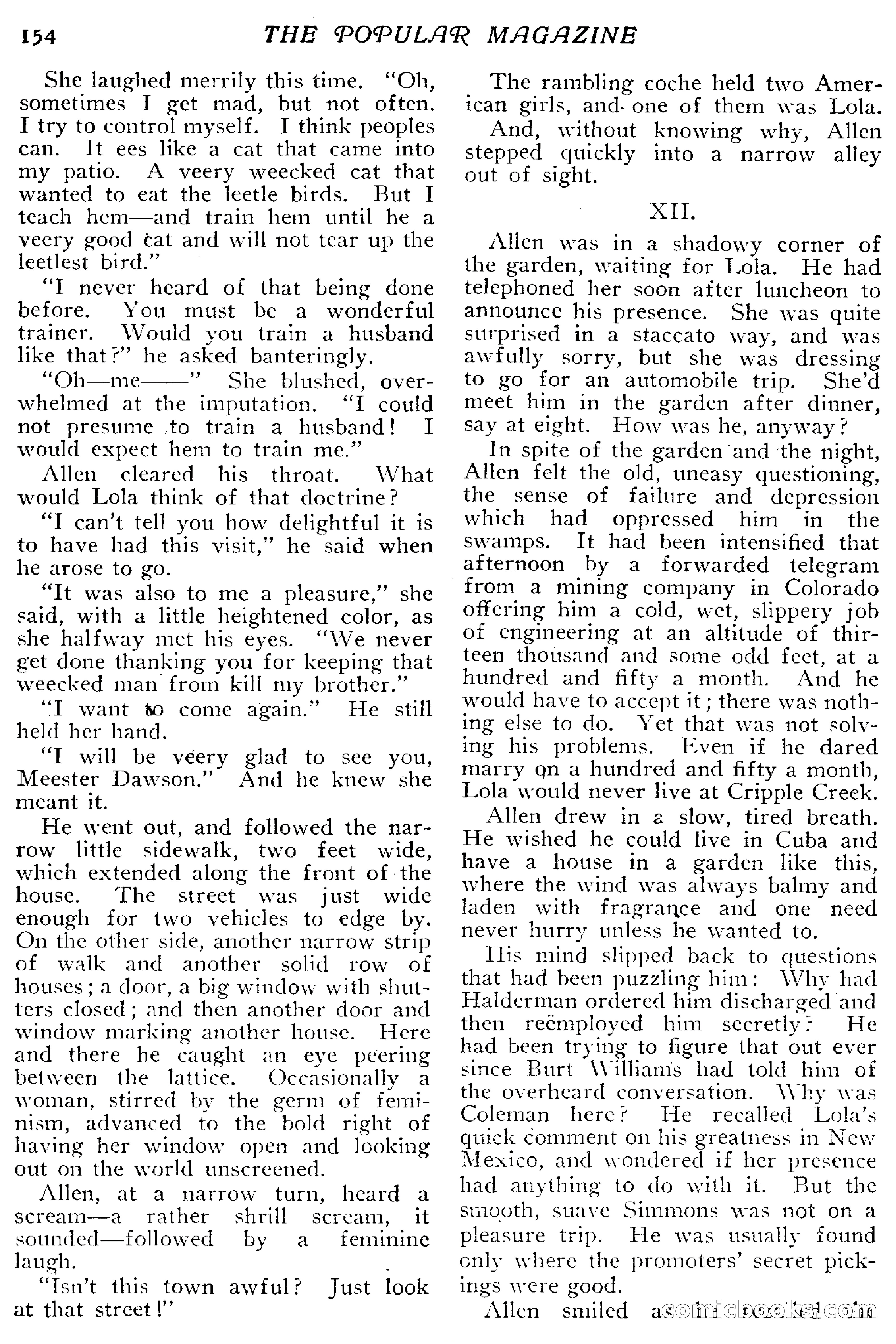 The Popular Magazine, April 20, 1918 — page 156 of 232