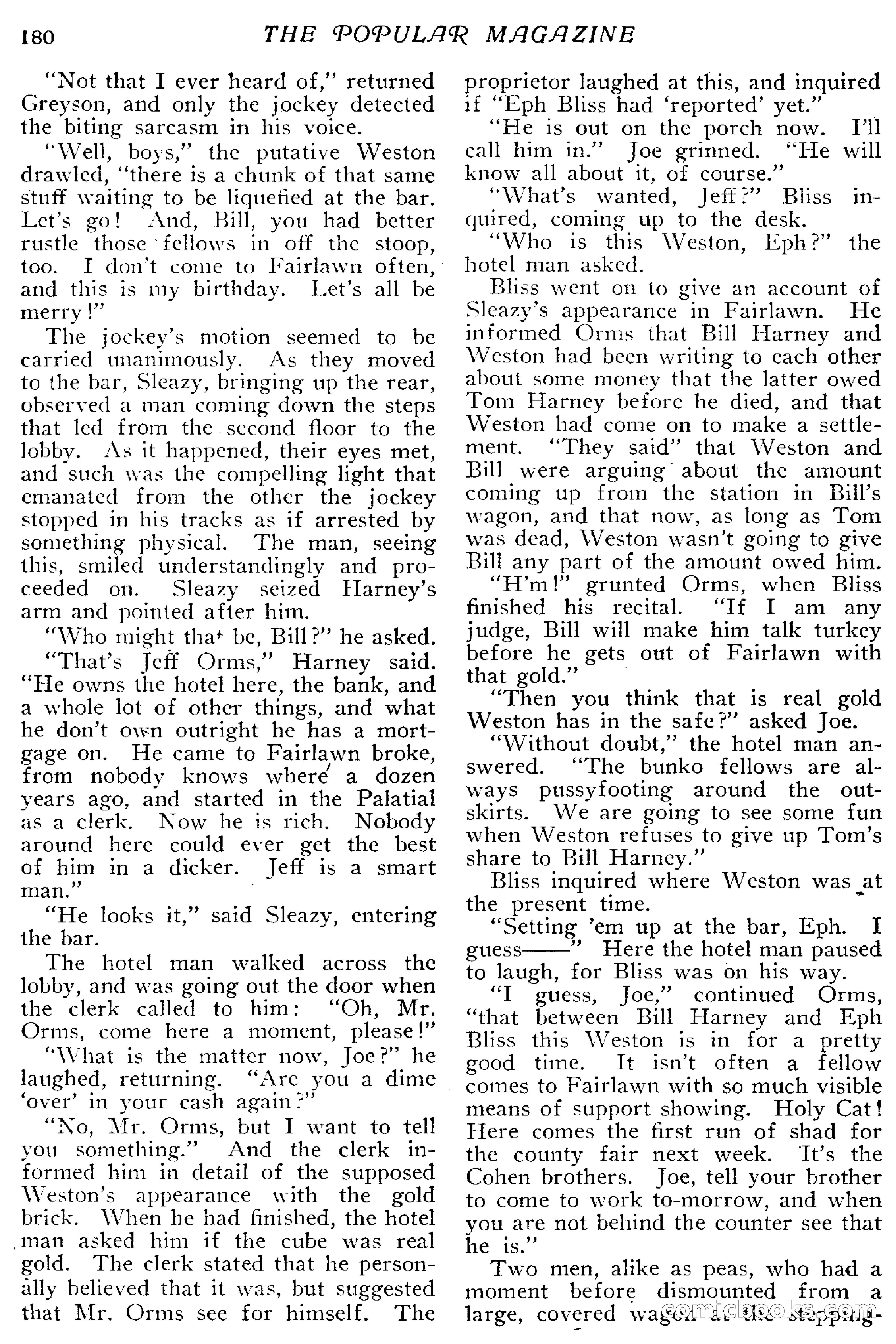 The Popular Magazine, April 20, 1918 — page 182 of 232
