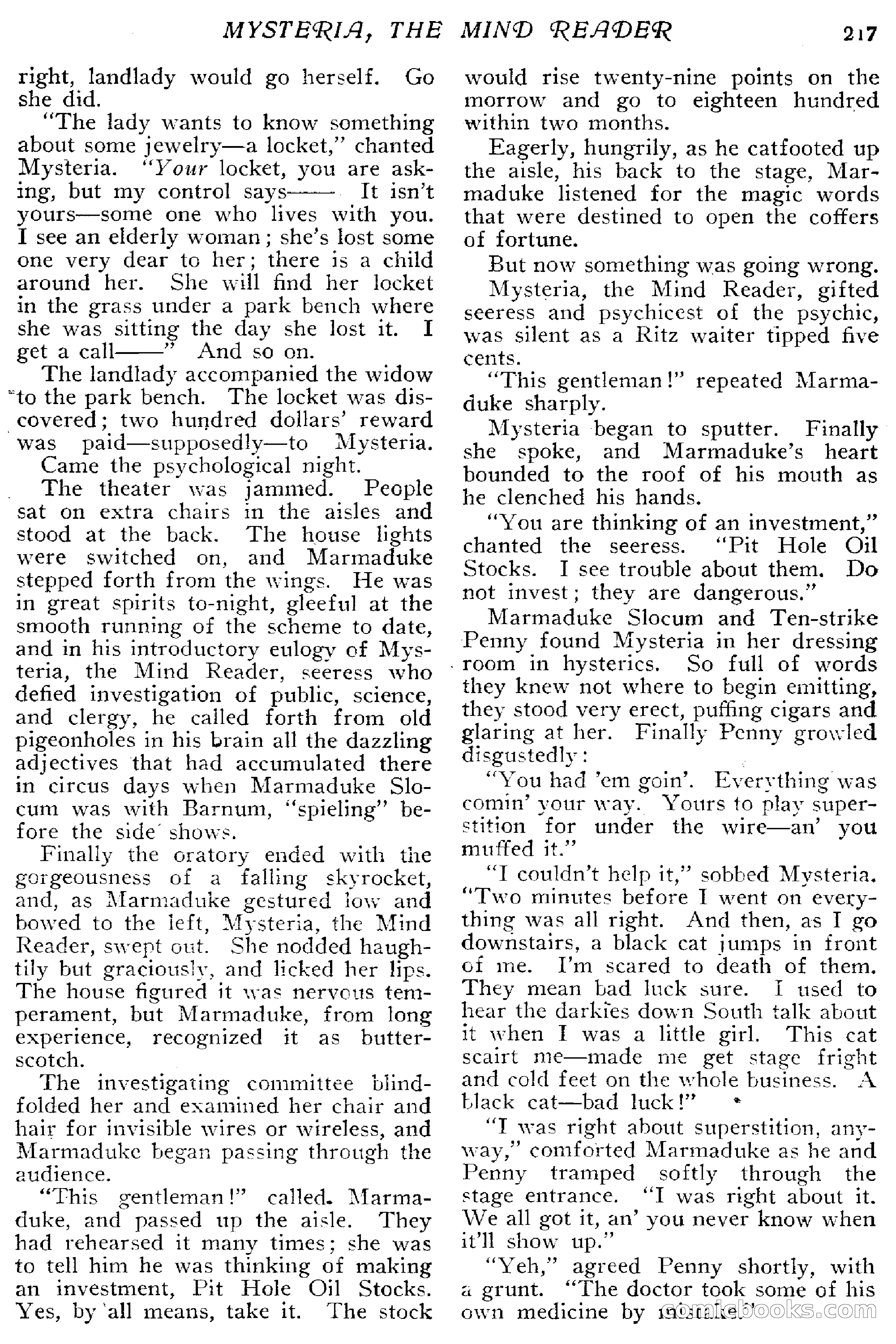 The Popular Magazine, April 20, 1918 — page 219 of 232