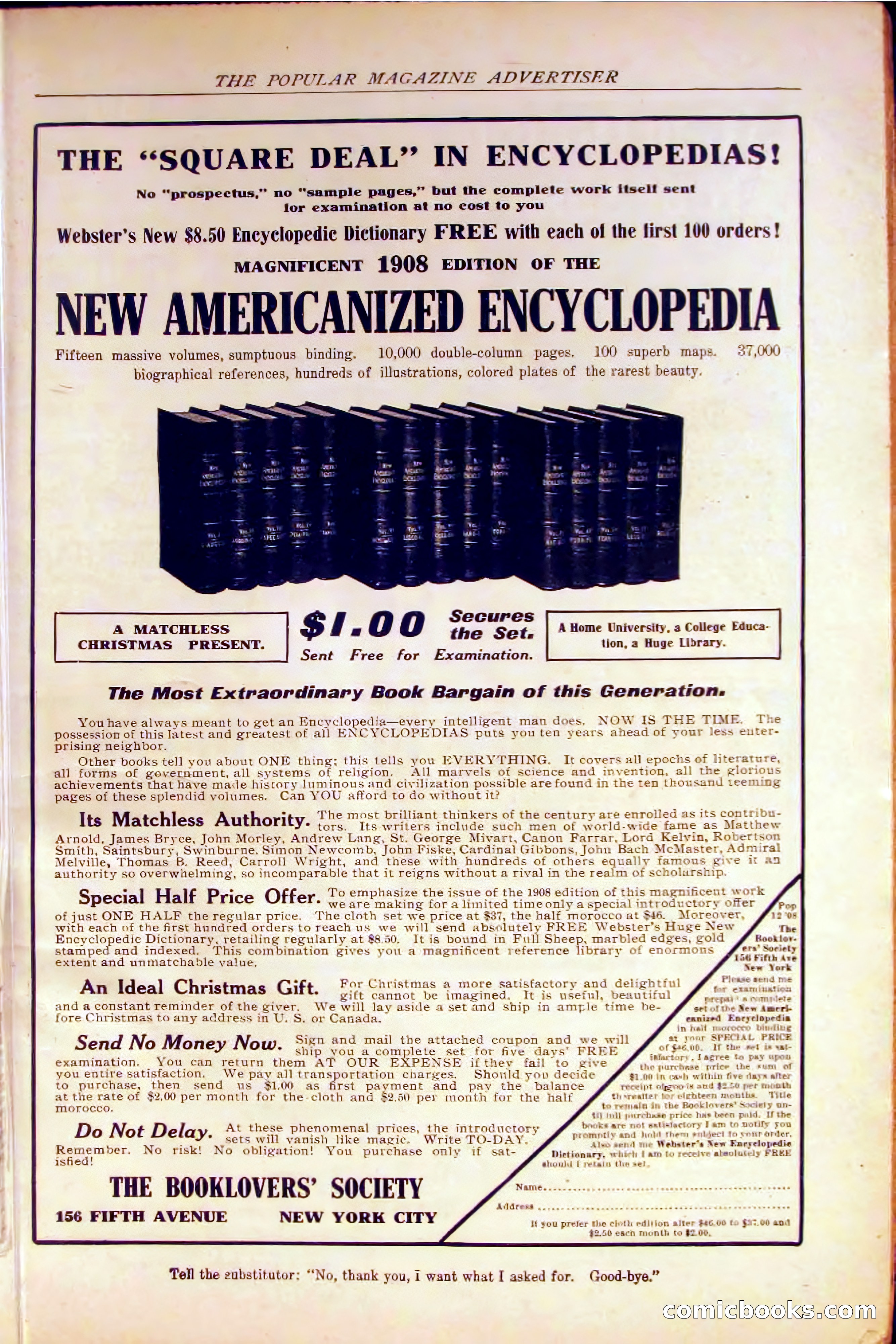 The Popular Magazine, December 1908 — page 7 of 268