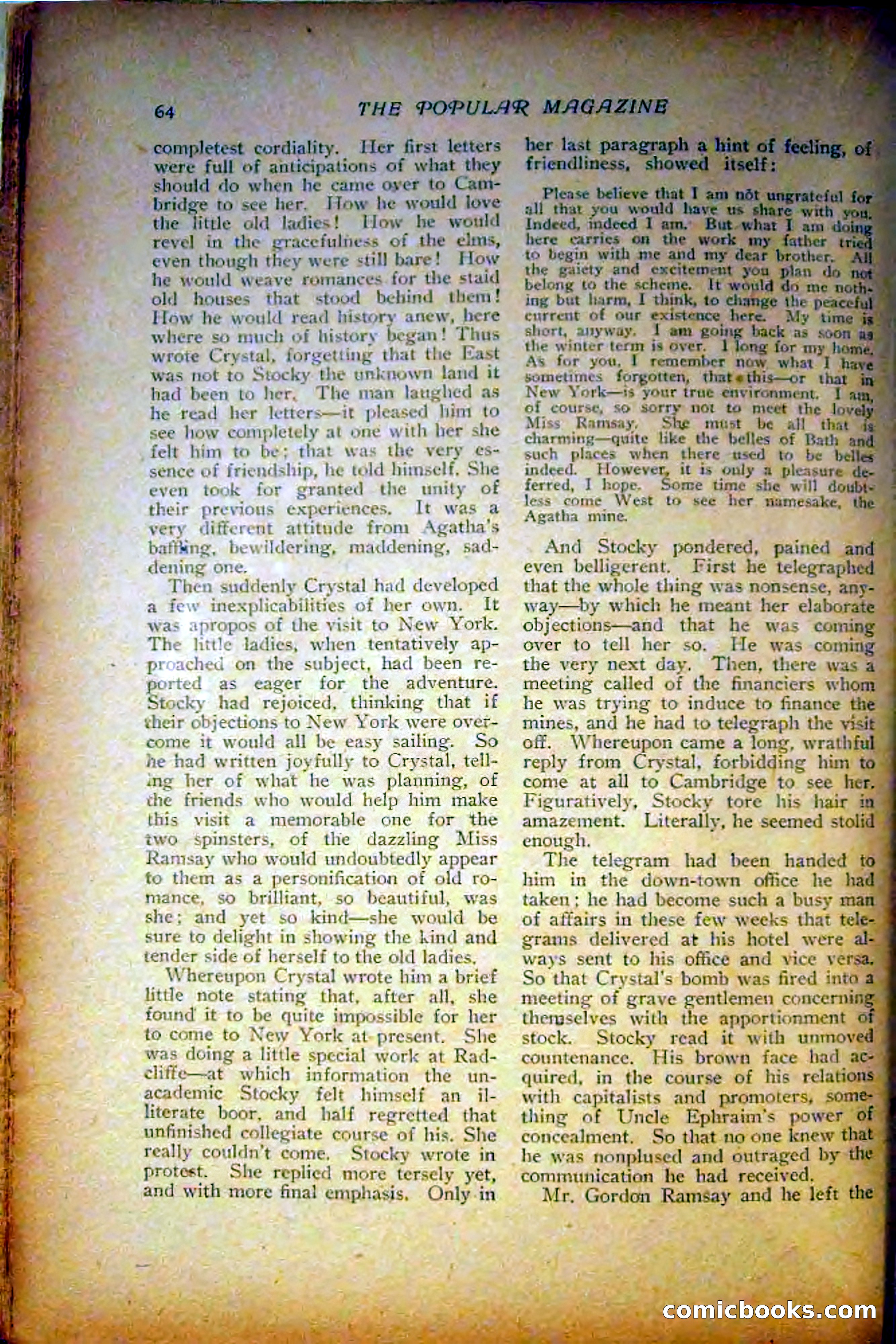 The Popular Magazine, December 1908 — page 74 of 268