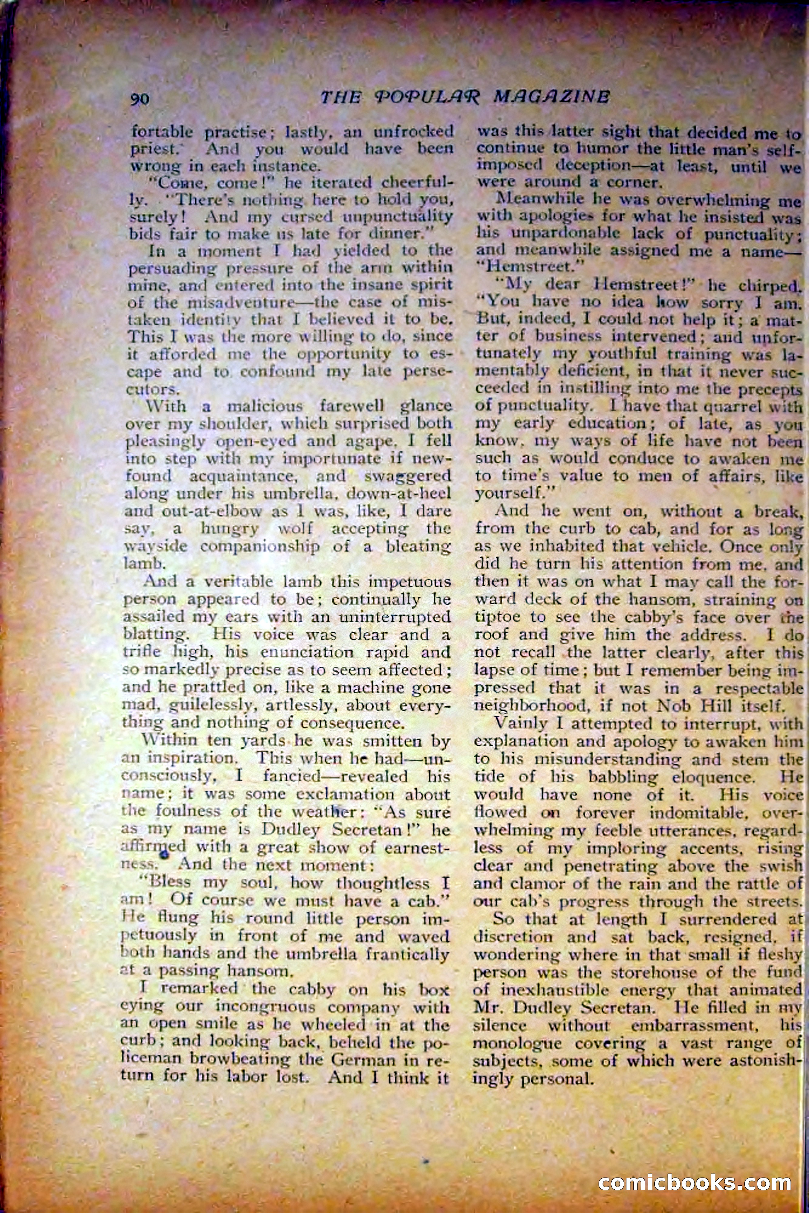 The Popular Magazine, December 1908 — page 100 of 268