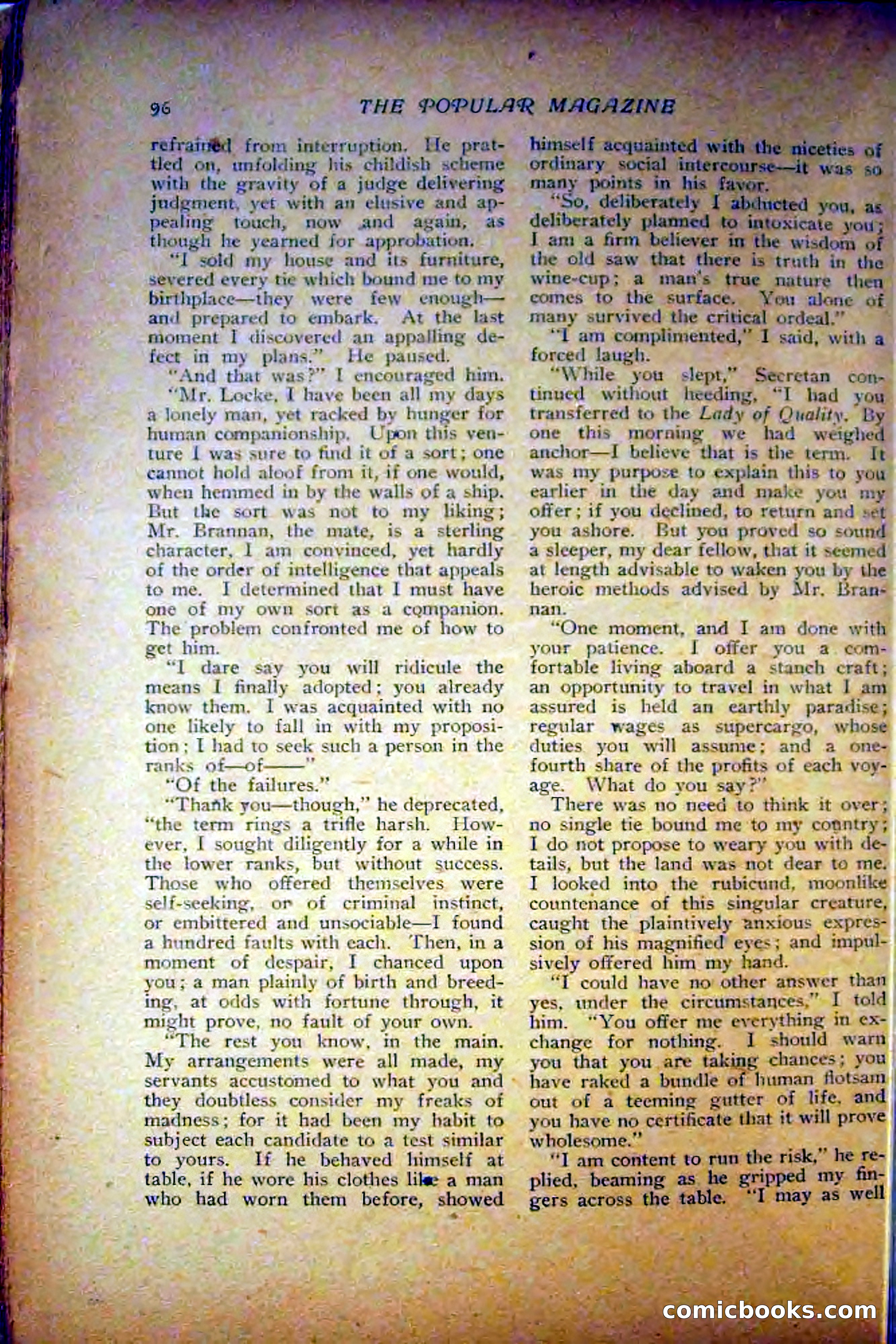 The Popular Magazine, December 1908 — page 106 of 268