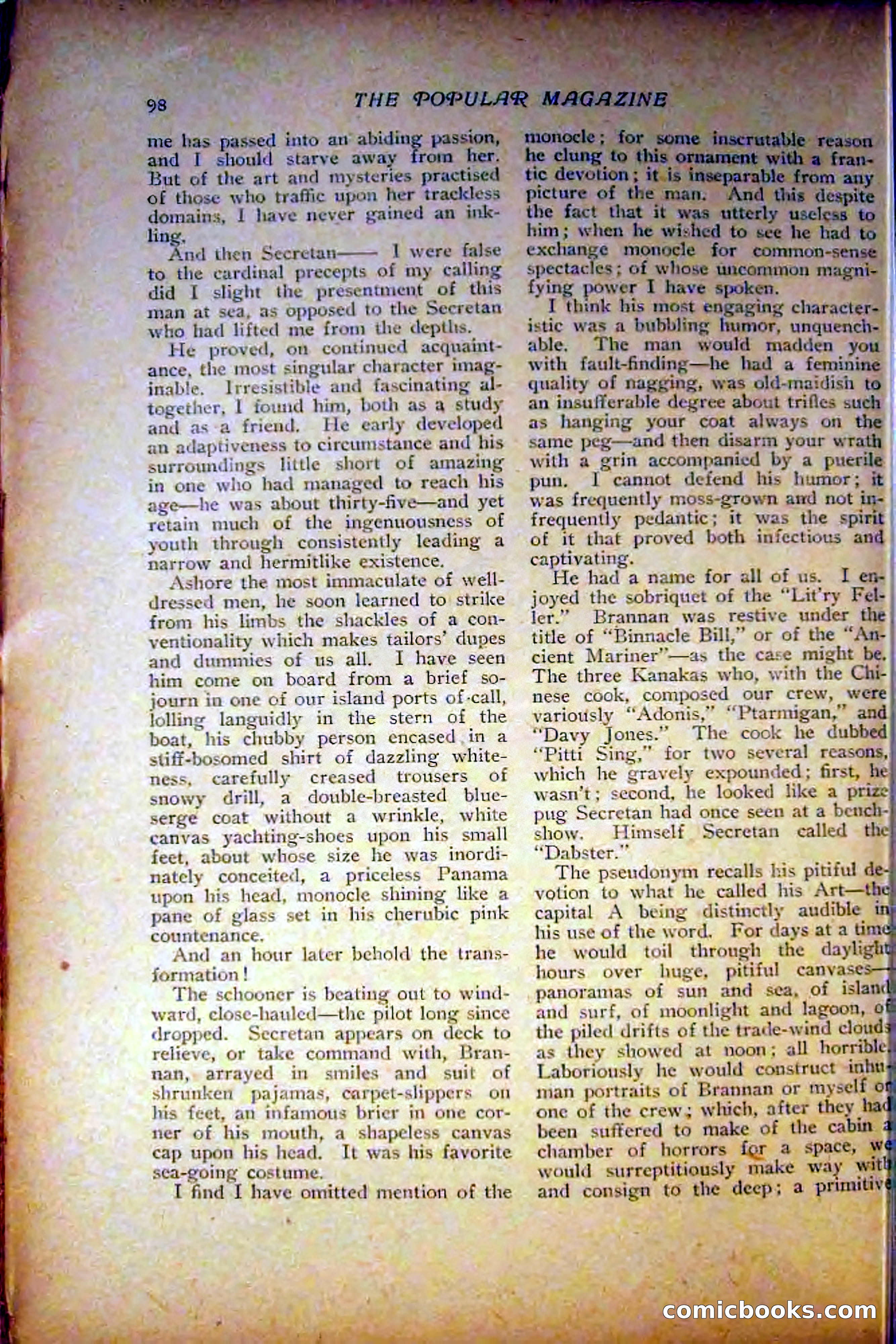 The Popular Magazine, December 1908 — page 108 of 268