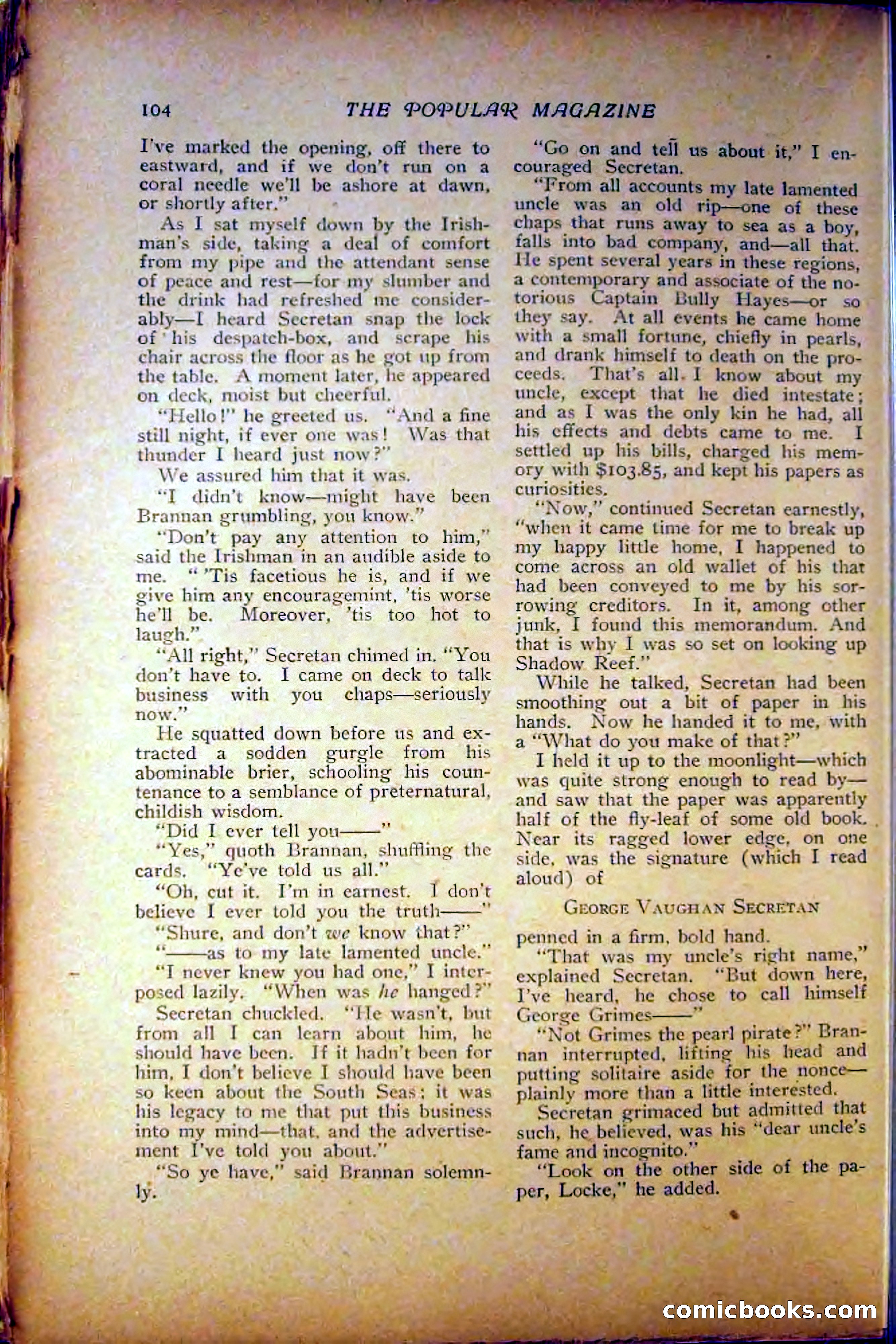 The Popular Magazine, December 1908 — page 114 of 268