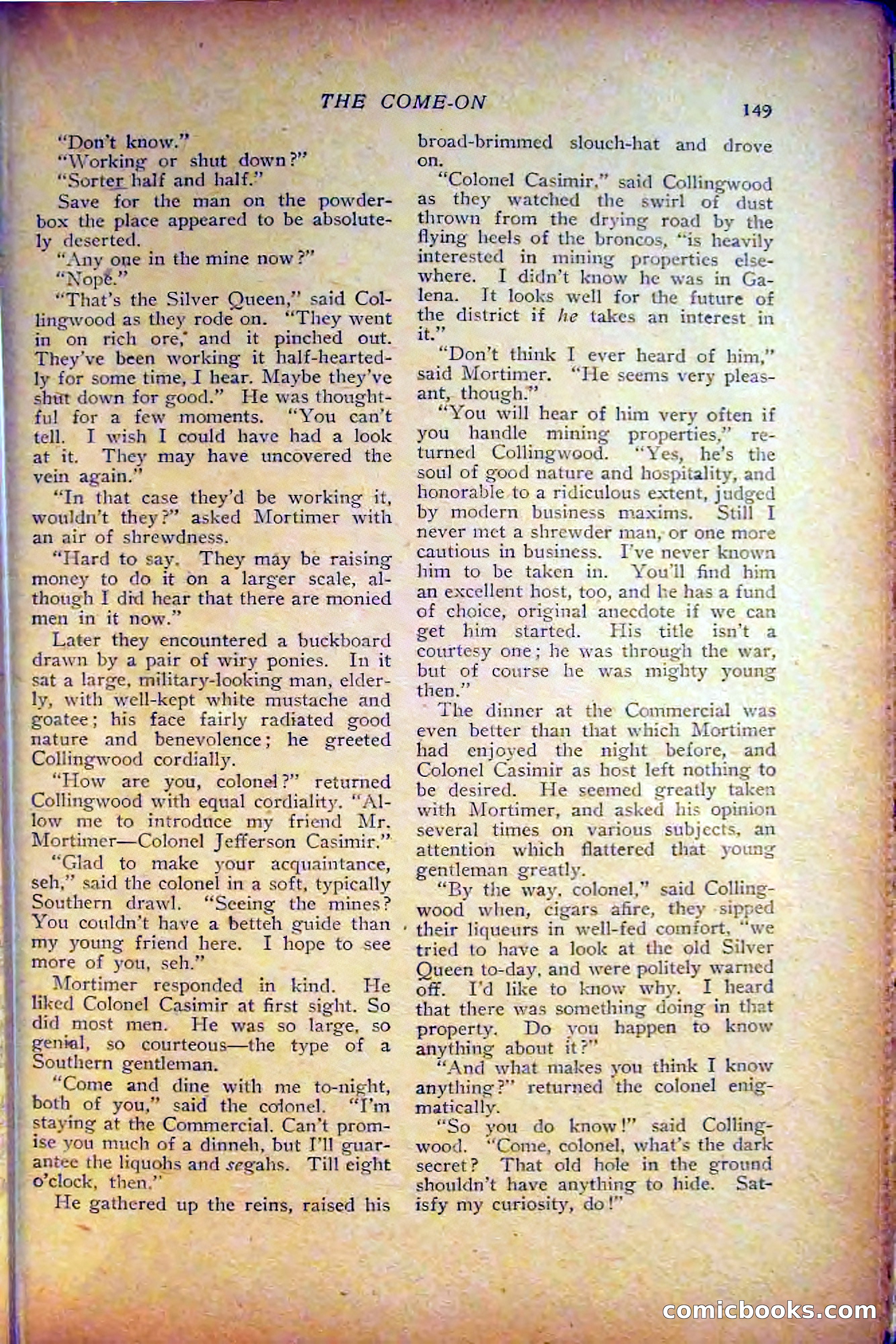 The Popular Magazine, December 1908 — page 159 of 268