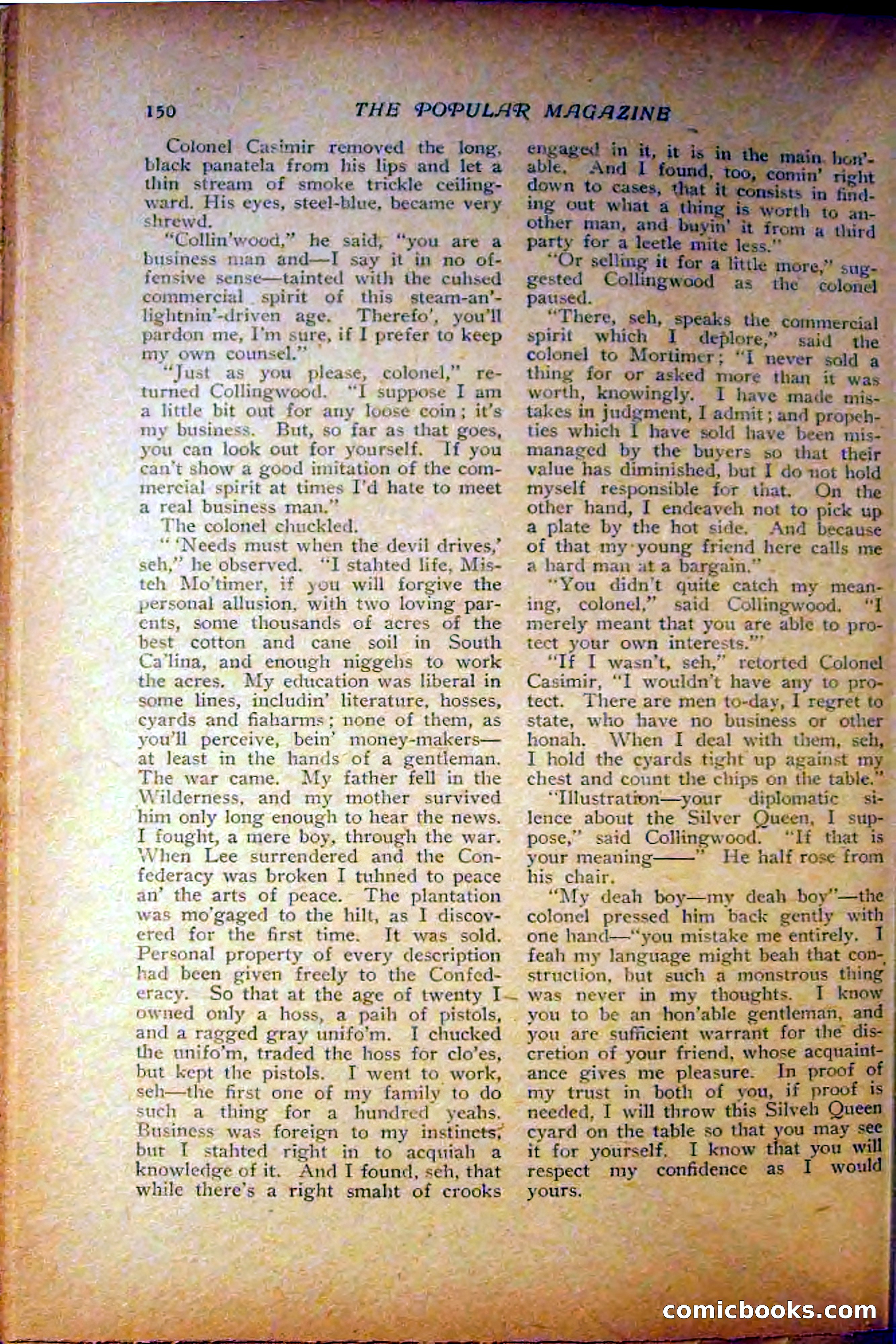 The Popular Magazine, December 1908 — page 160 of 268