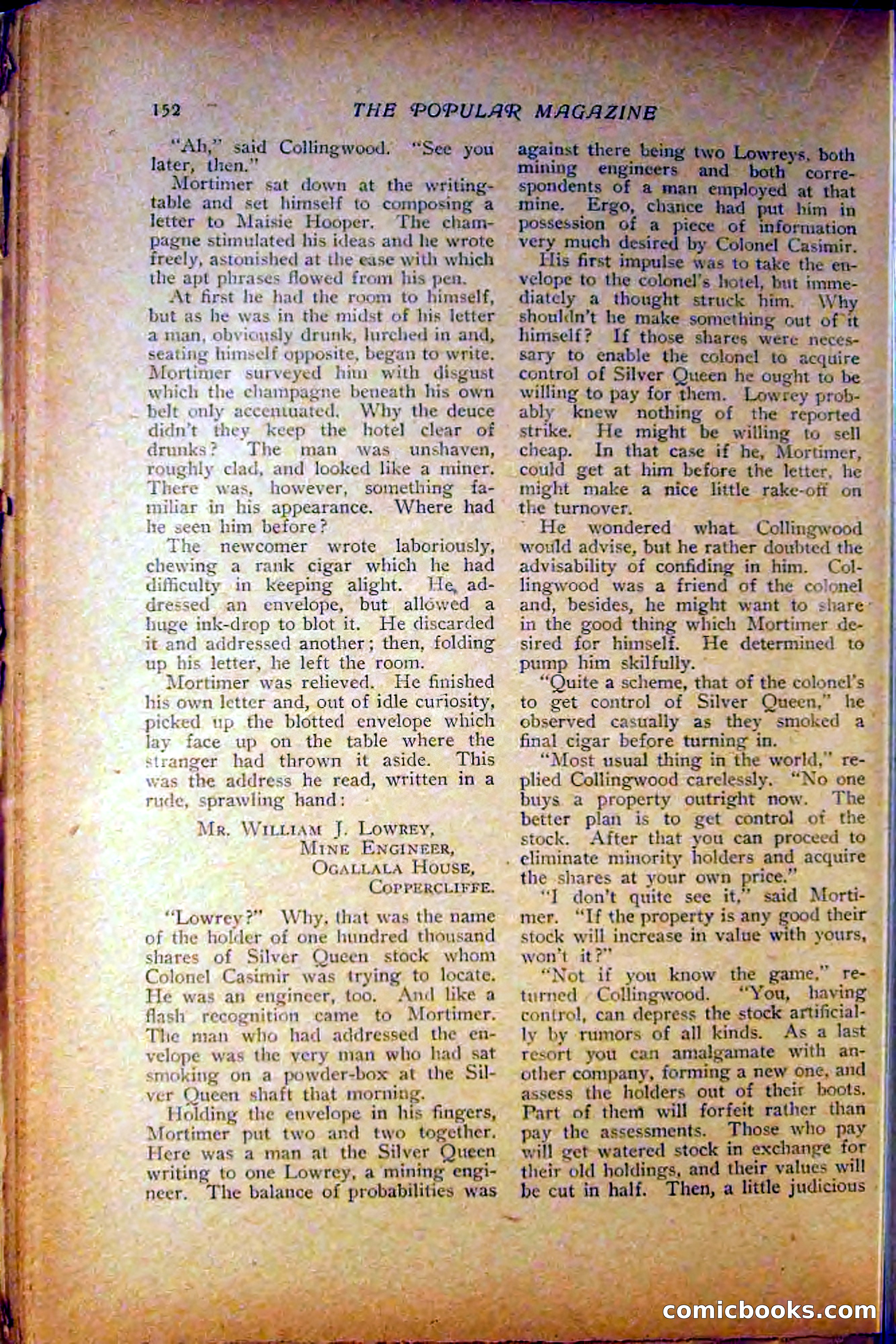 The Popular Magazine, December 1908 — page 162 of 268