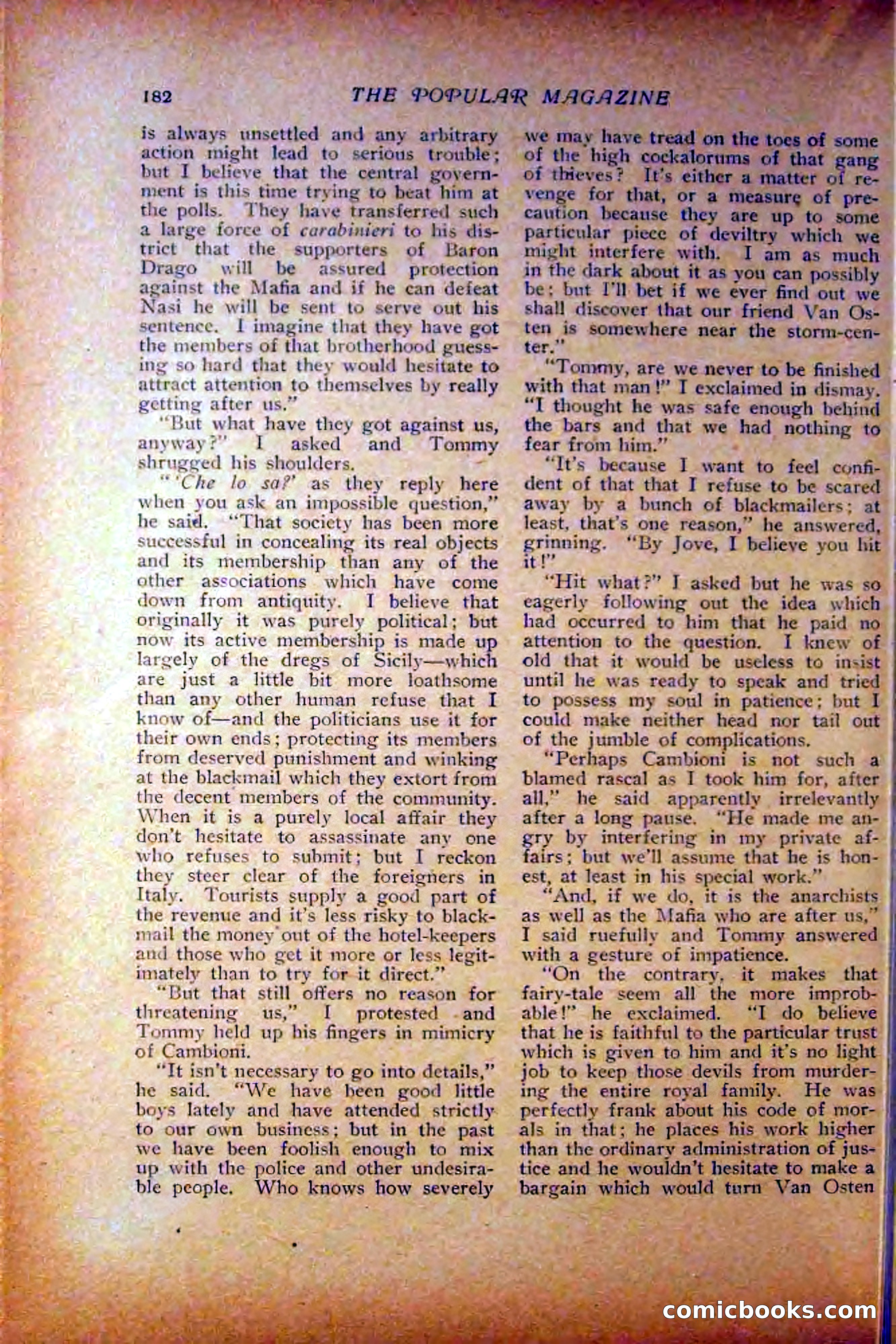 The Popular Magazine, December 1908 — page 192 of 268