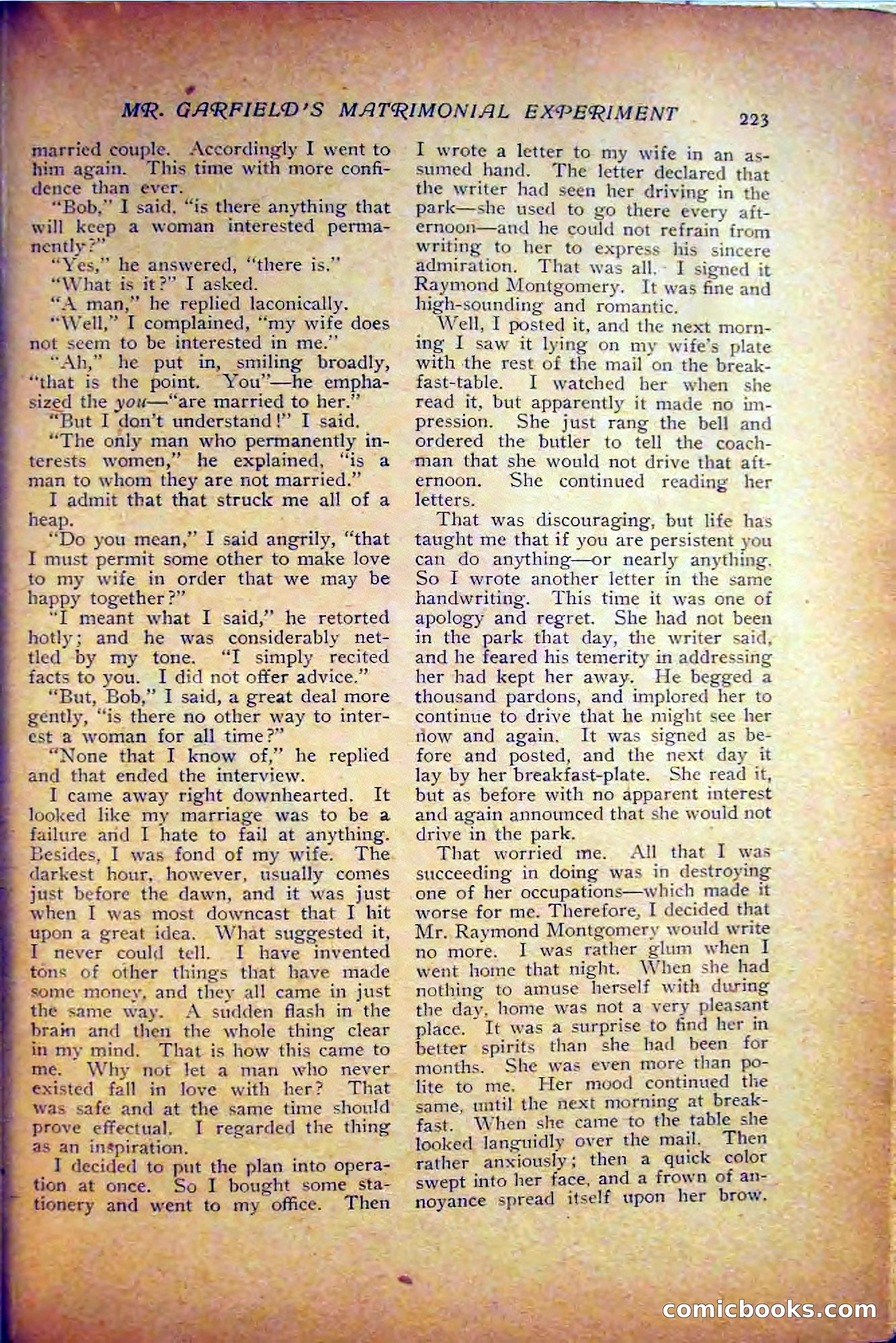 The Popular Magazine, December 1908 — page 233 of 268