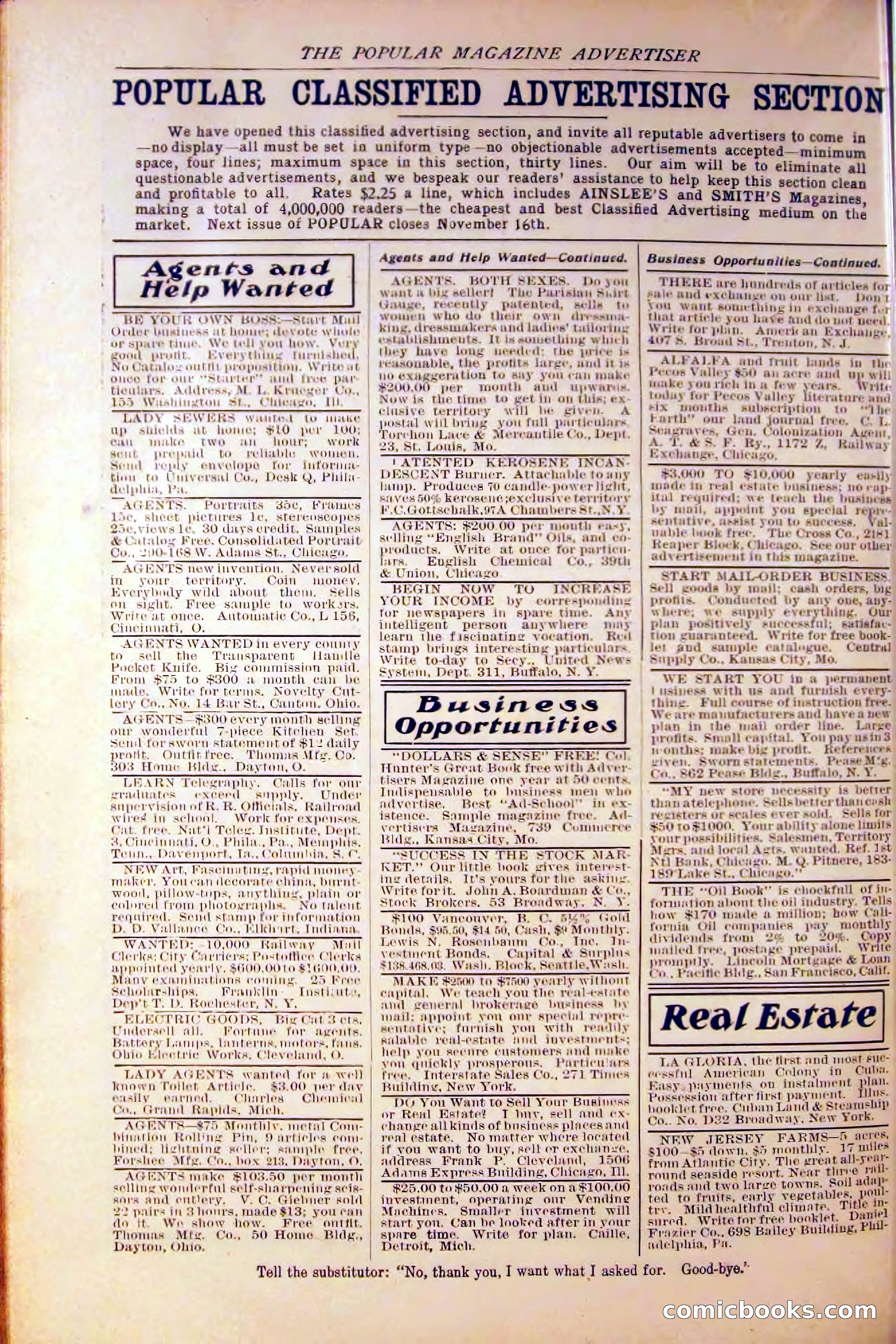 The Popular Magazine, December 1908 — page 250 of 268