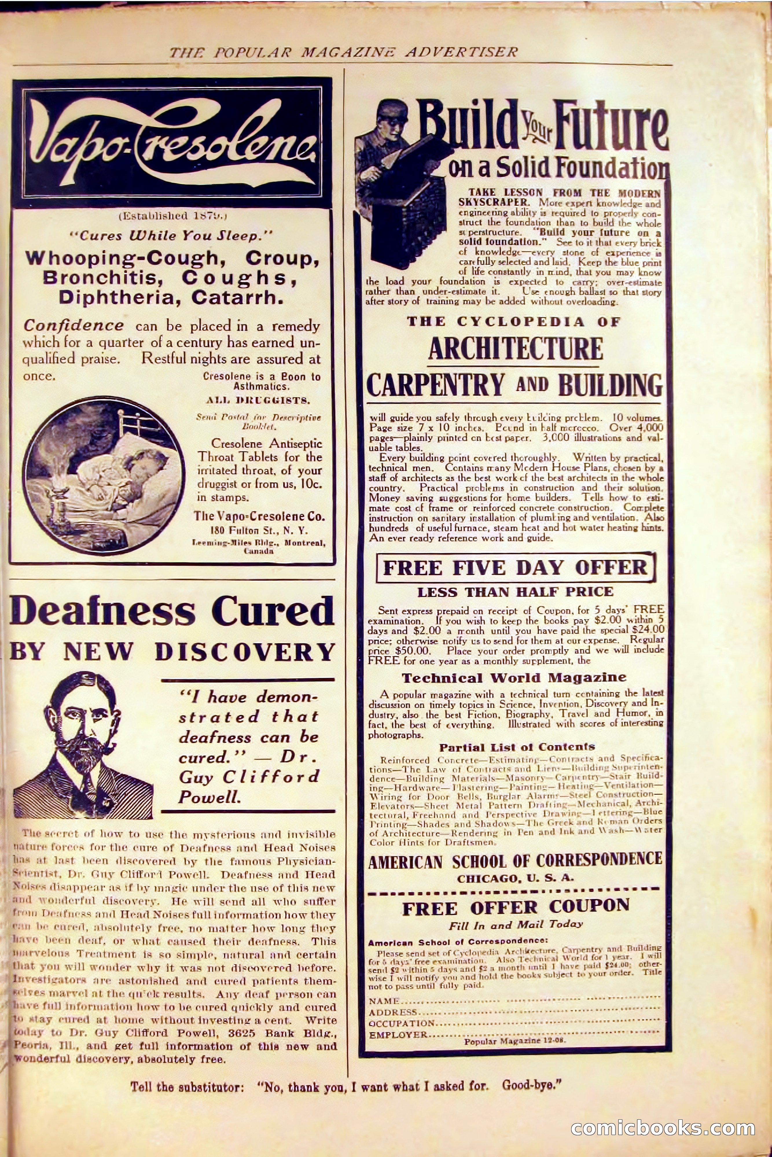 The Popular Magazine, December 1908 — page 257 of 268