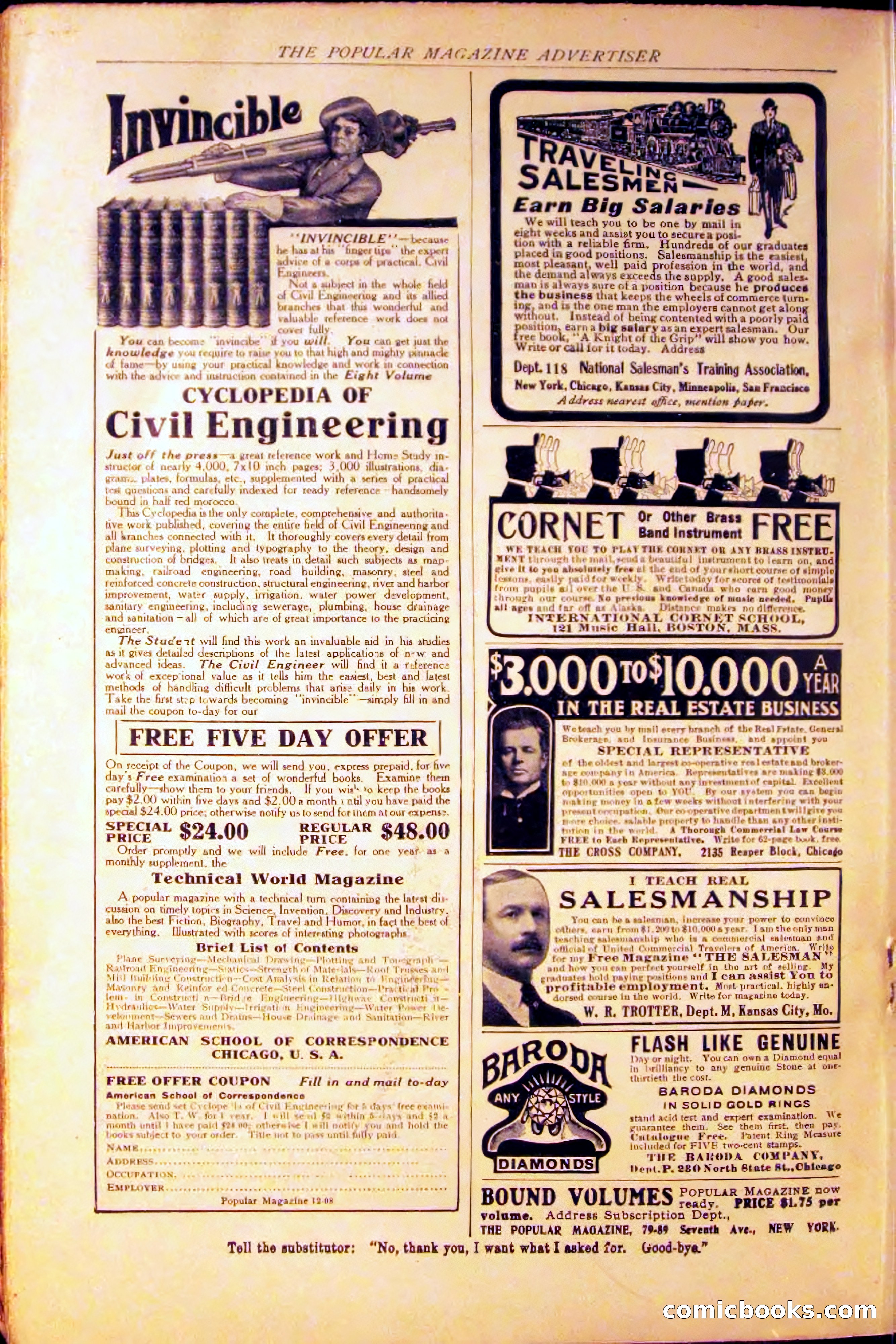 The Popular Magazine, December 1908 — page 264 of 268
